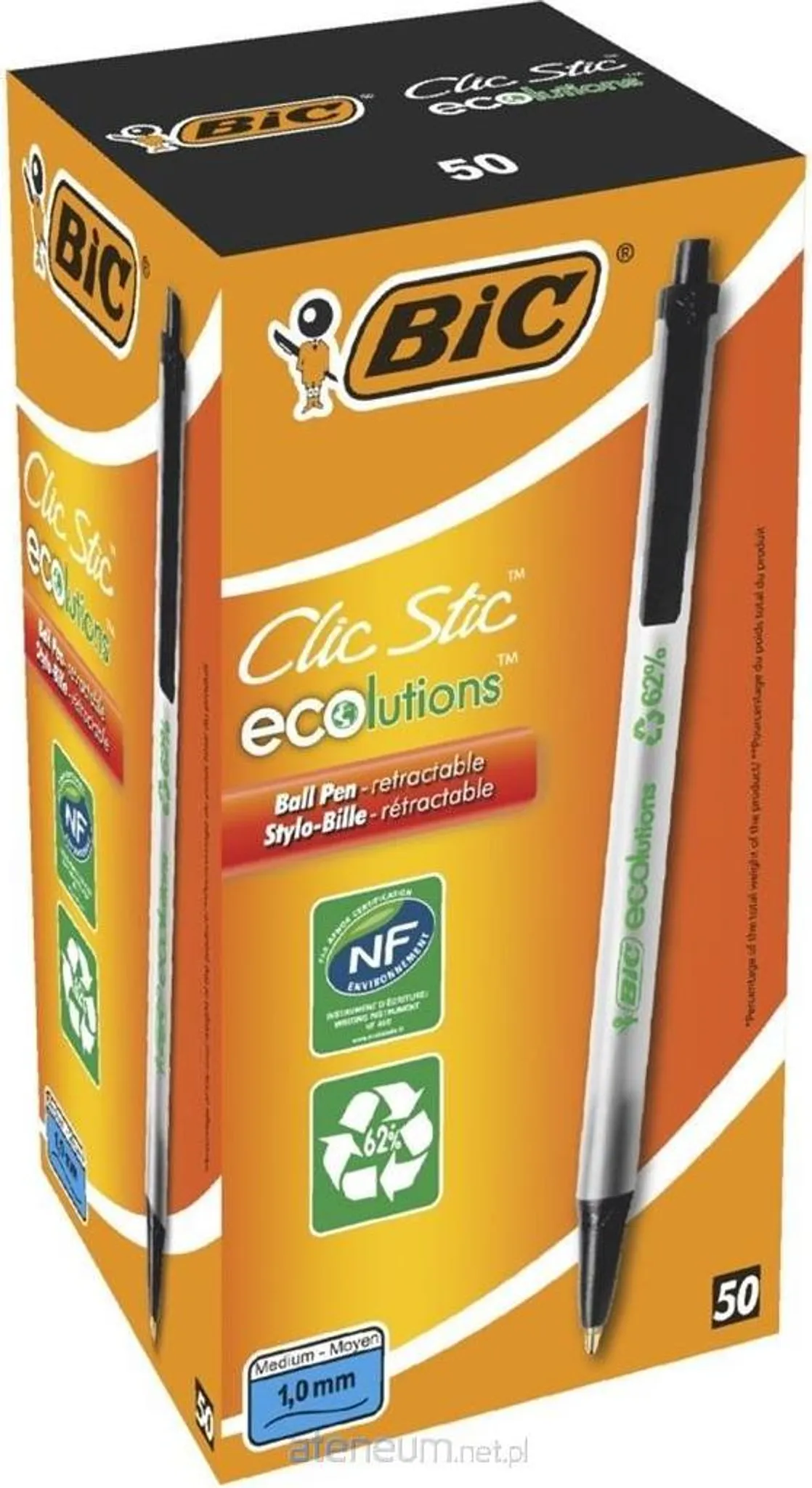 BIC Cristal – Set Di 3 Penne A Sfera Verde, Punta Fine 0,8 Mm, Corpo Trasparente - 3