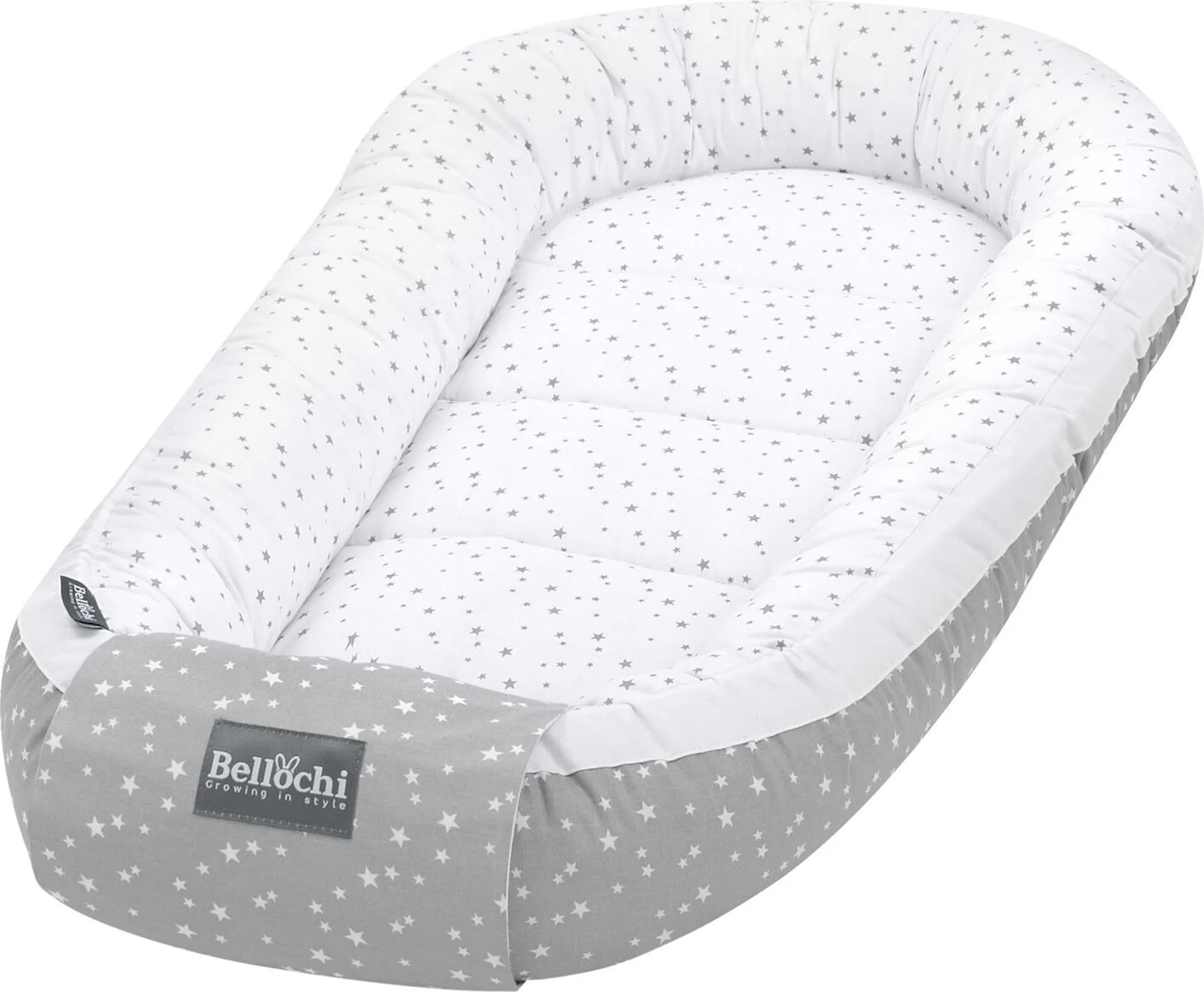 Bellochi Nid D'Ange XXL Pour Nouveau-Né - 120x65cm Coton Avec Bords De Protection - Jambo