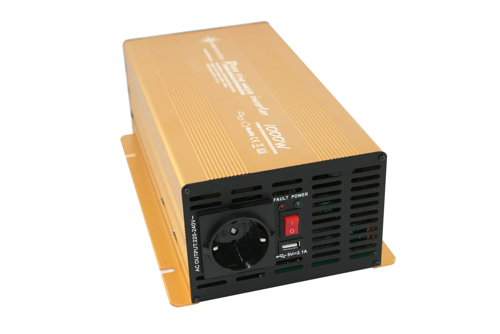 Spannungswandler Wechselrichter 24V auf 230V 500W/1000W Reiner