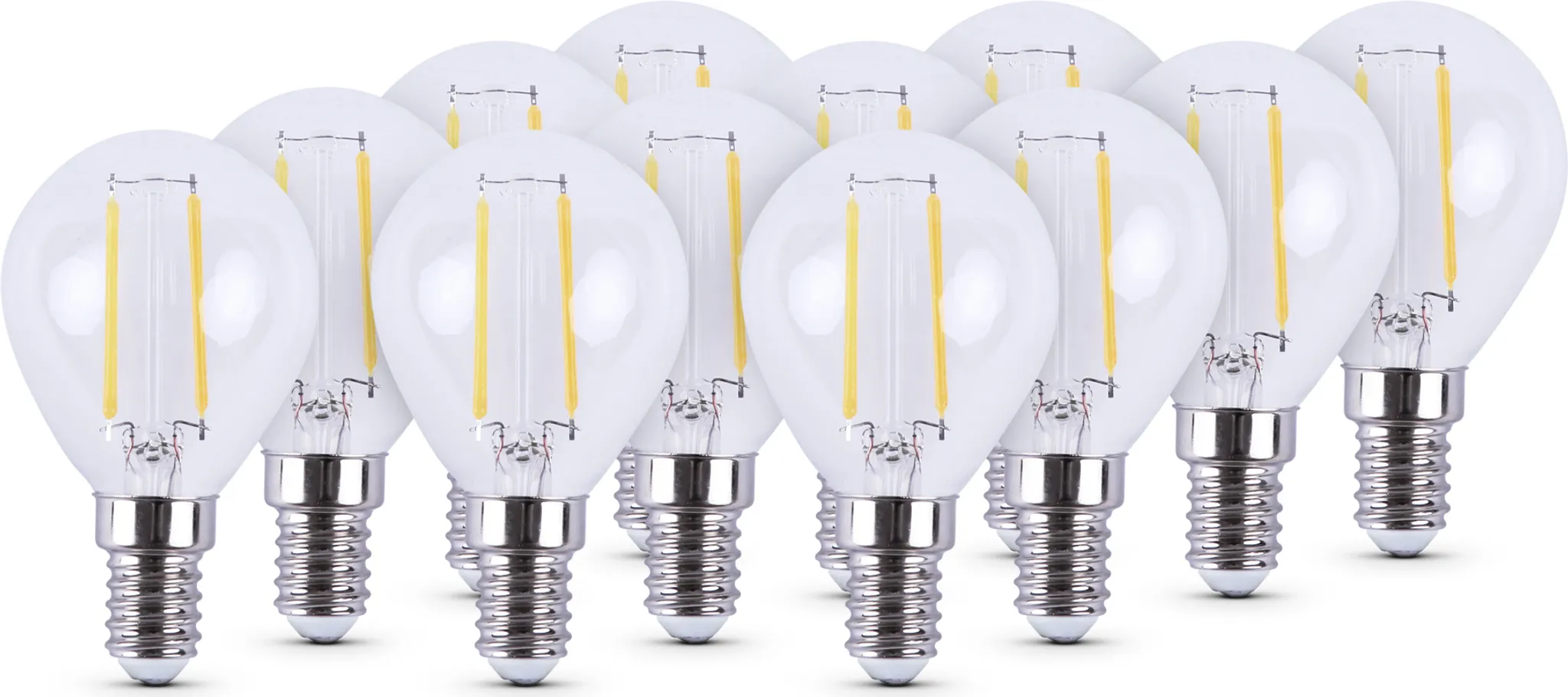 Lampadina LED Lindby, a goccia, E14, 4,5W, opale, 3000K, lampadina