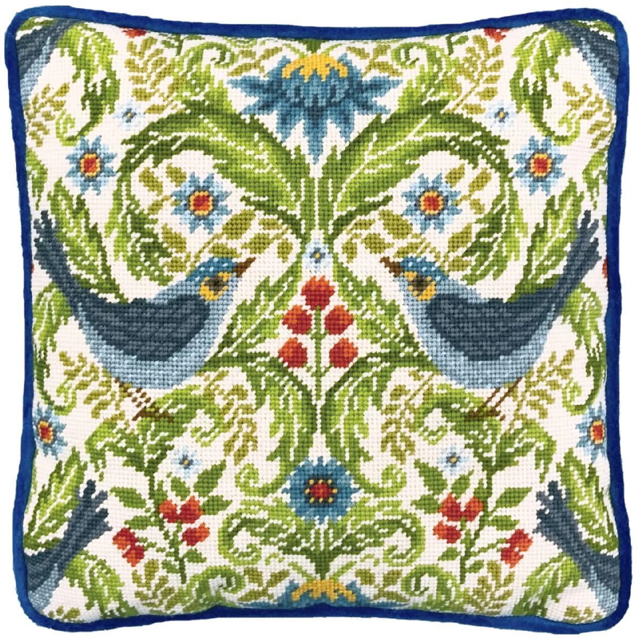 Bothy Threads Kreuzstich-Set „Rumhängen“ – Süßes Tier-Motiv Zum Selbersticken, 26x26 Cm, Inkl. Allem