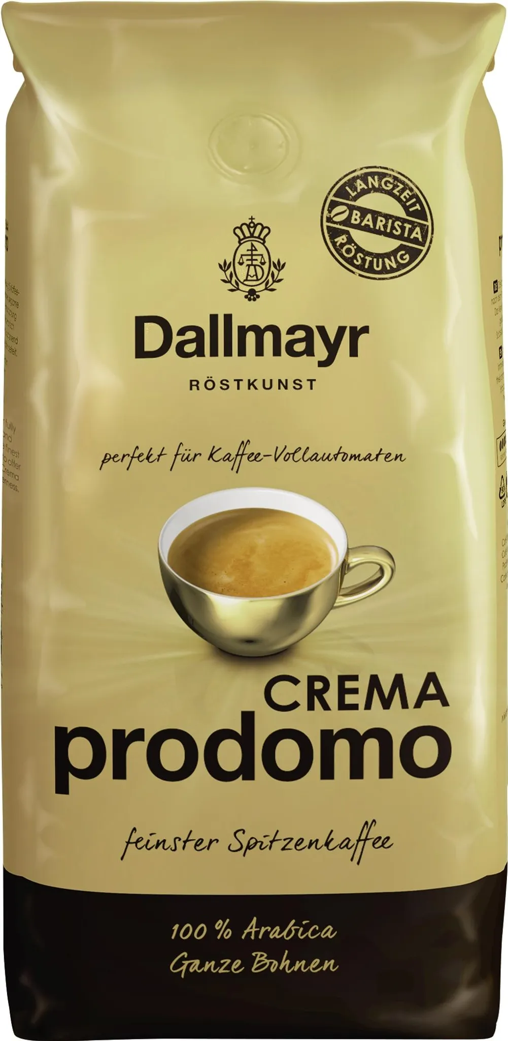 Dallmayr Crema Prodomo | ganze Bohne | 1000g Kaffeebohnen