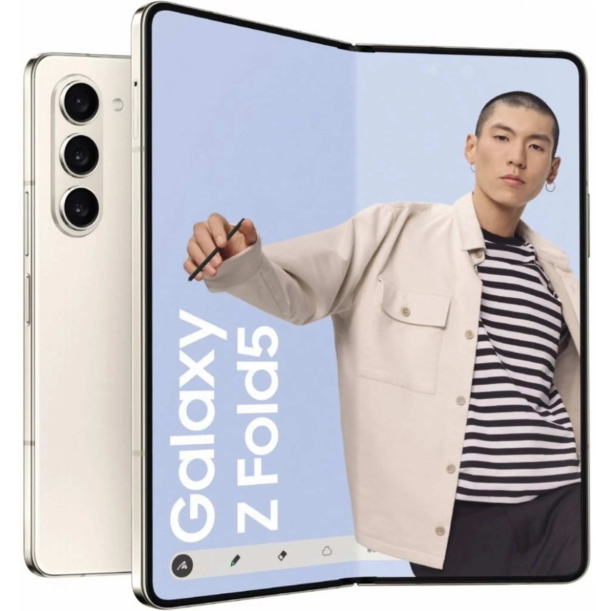 Fold5 Cream Galaxy Samsung 512GB Z Handy
