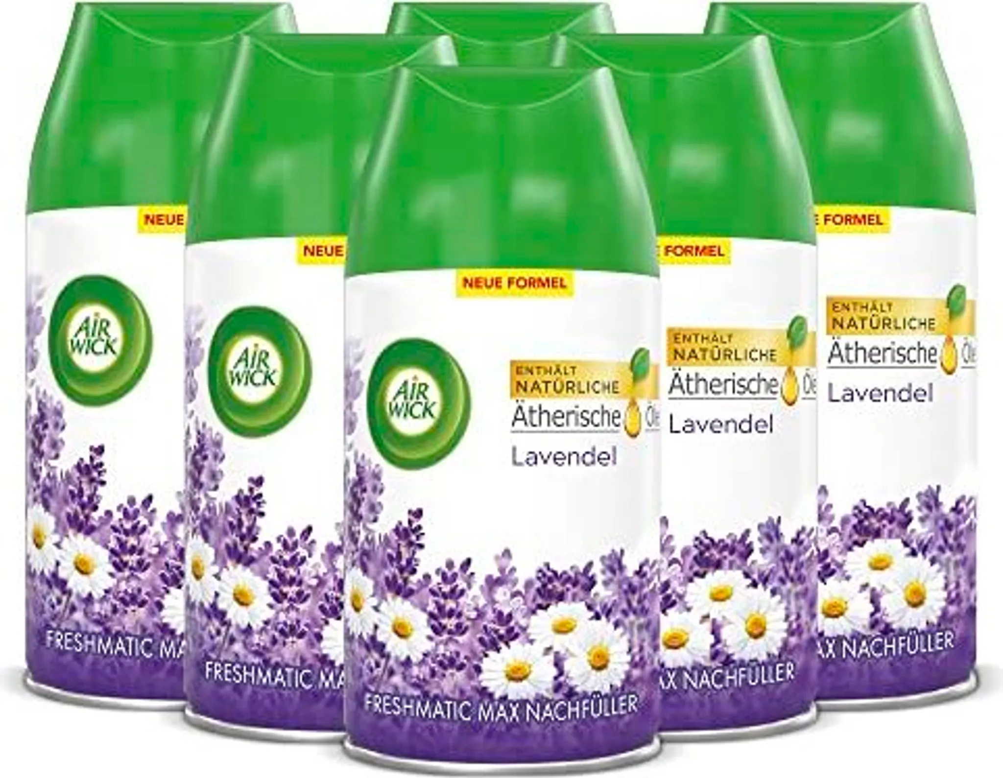 Scent-Hi Navulverpakking voor geurdispenser, lavendel, 200 ml, kamergeur, langdurige geur, luchtverfrisser voor woonkamer, slaapkamer, badkamer en kantoor