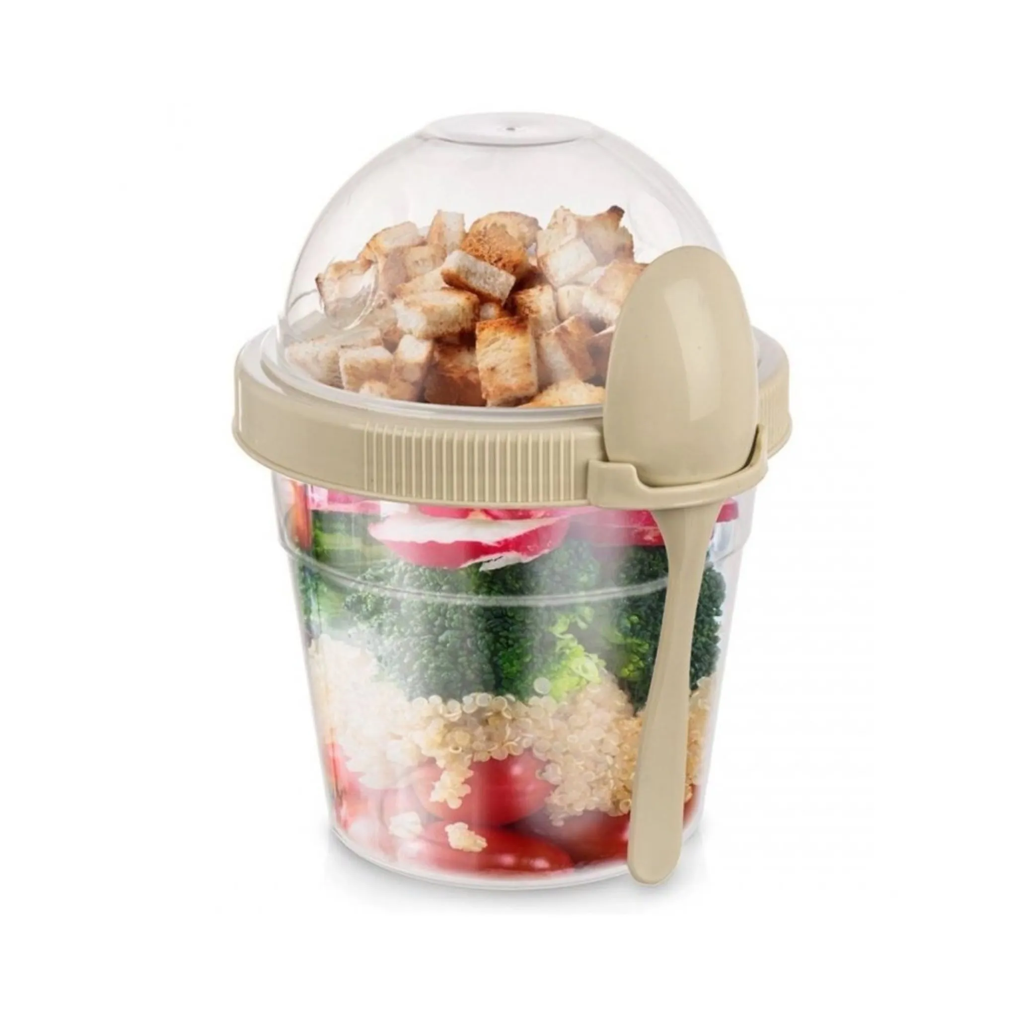 9 Contenitori In Plastica Per Alimenti Da 200 Ml Con Coperchio Ermetico, Impilabili, Ideali Per Salse, Yogurt, Frutta E Snack - Colorati E Trasparenti