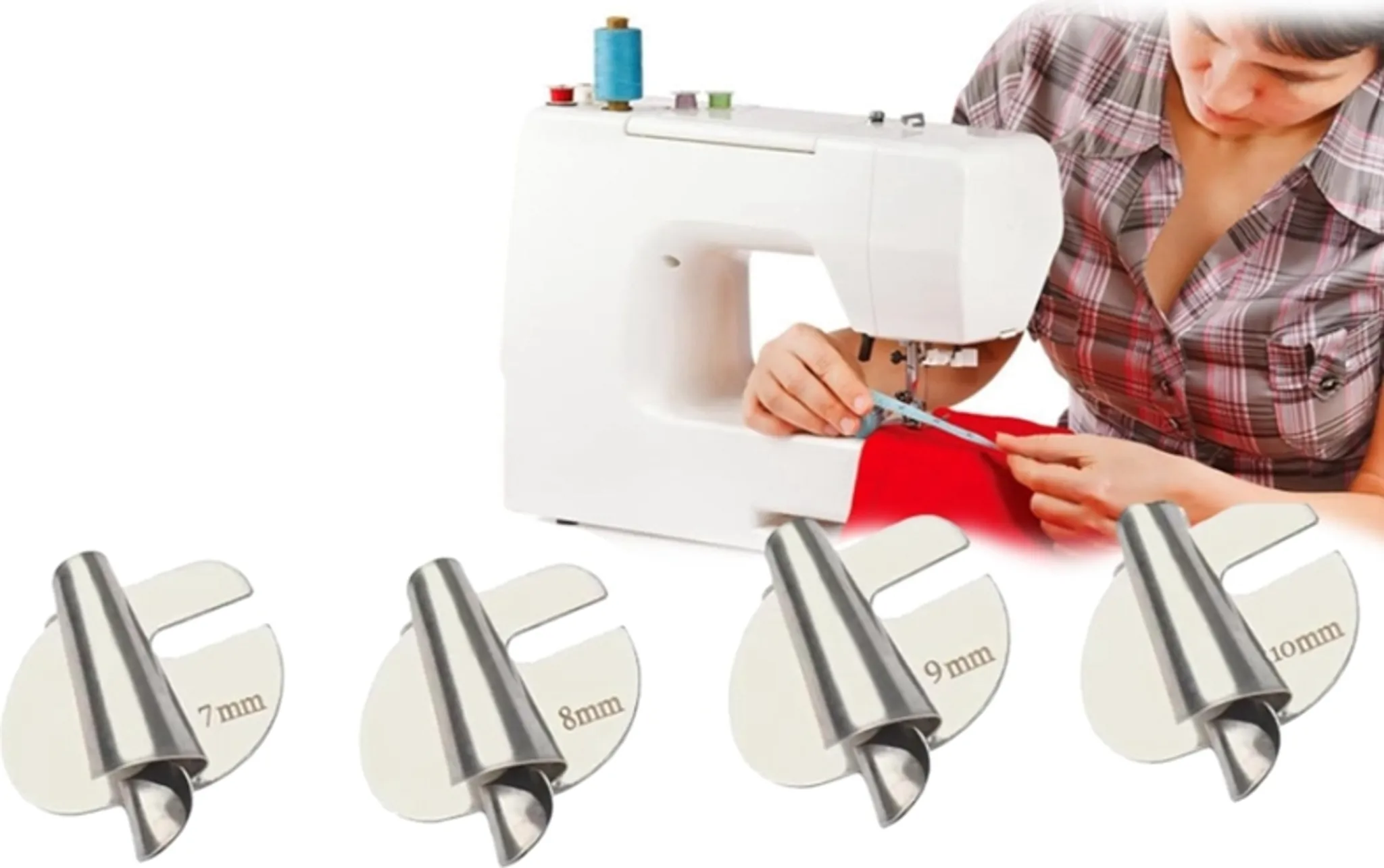 YEQIN Universal-Nähfuß-Set – 3–8 Mm Saumfüße Für Nähmaschinen