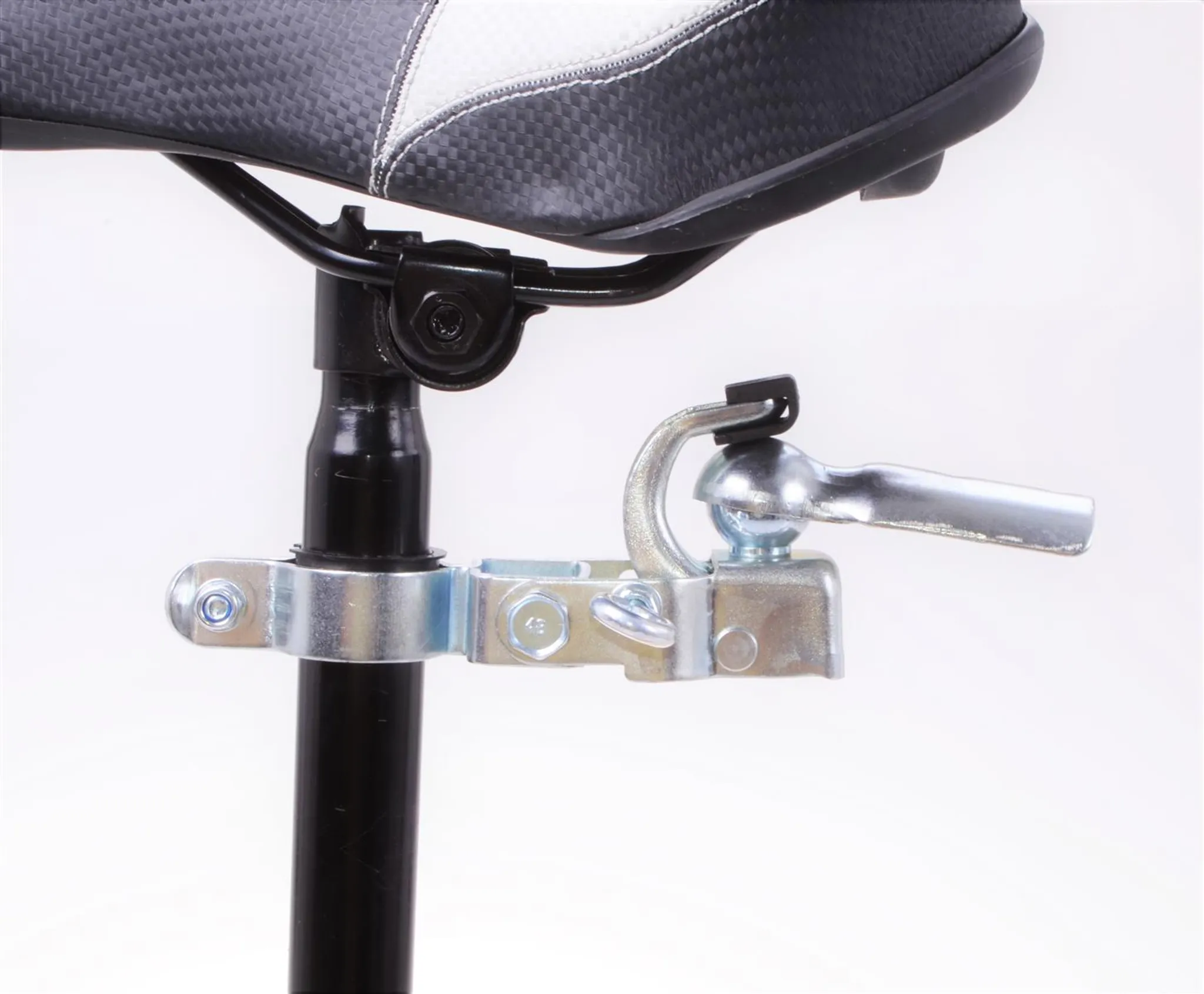 Anhängerkupplung für Fahrrad einfache Montage Stahl verzinkt für