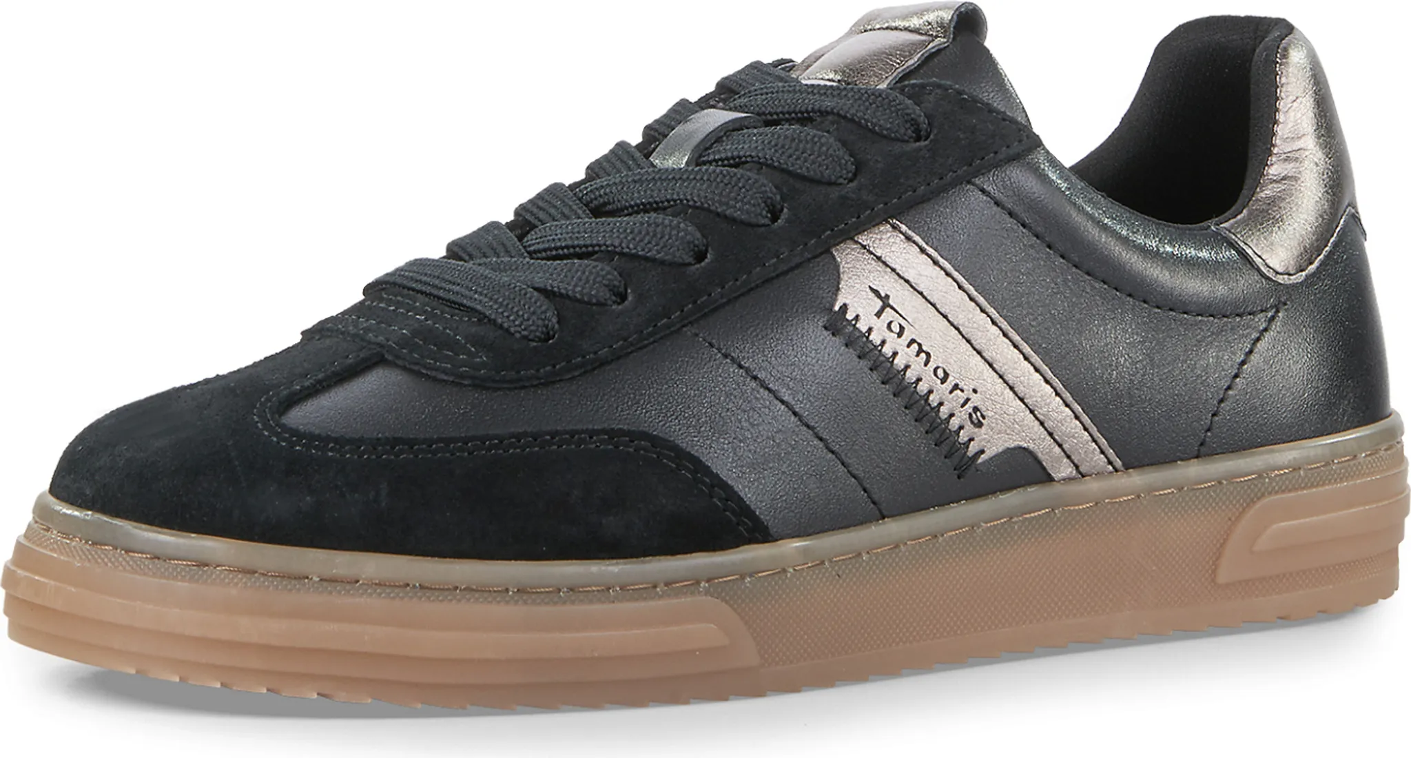 Tamaris Damen Low Sneaker Schwarz