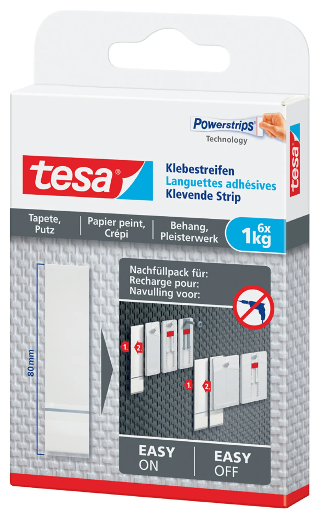 Tesa® Doppelseitige Klebepads für transparente Oberflächen und