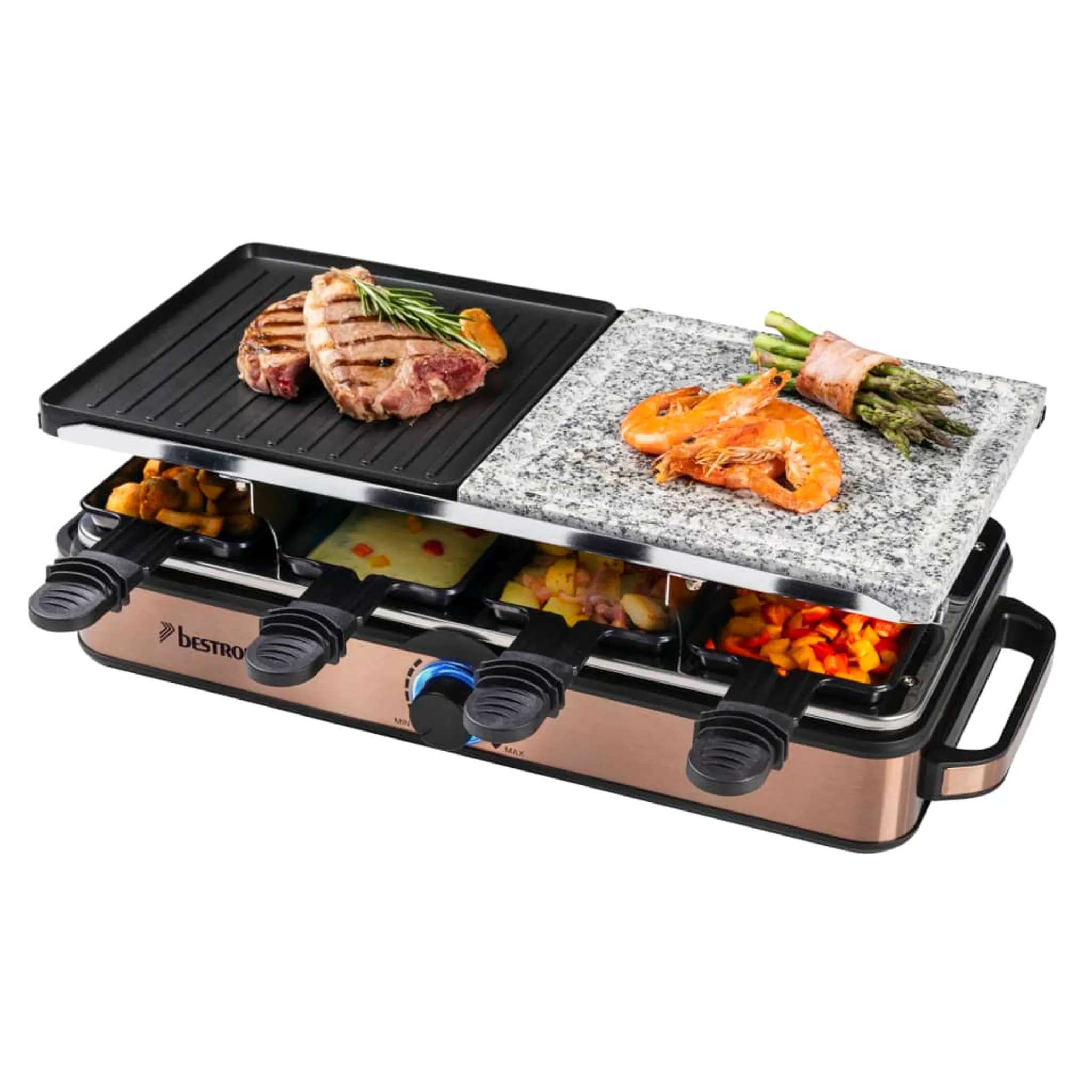 Raclette-Partygrill 2-in-1 Bestron