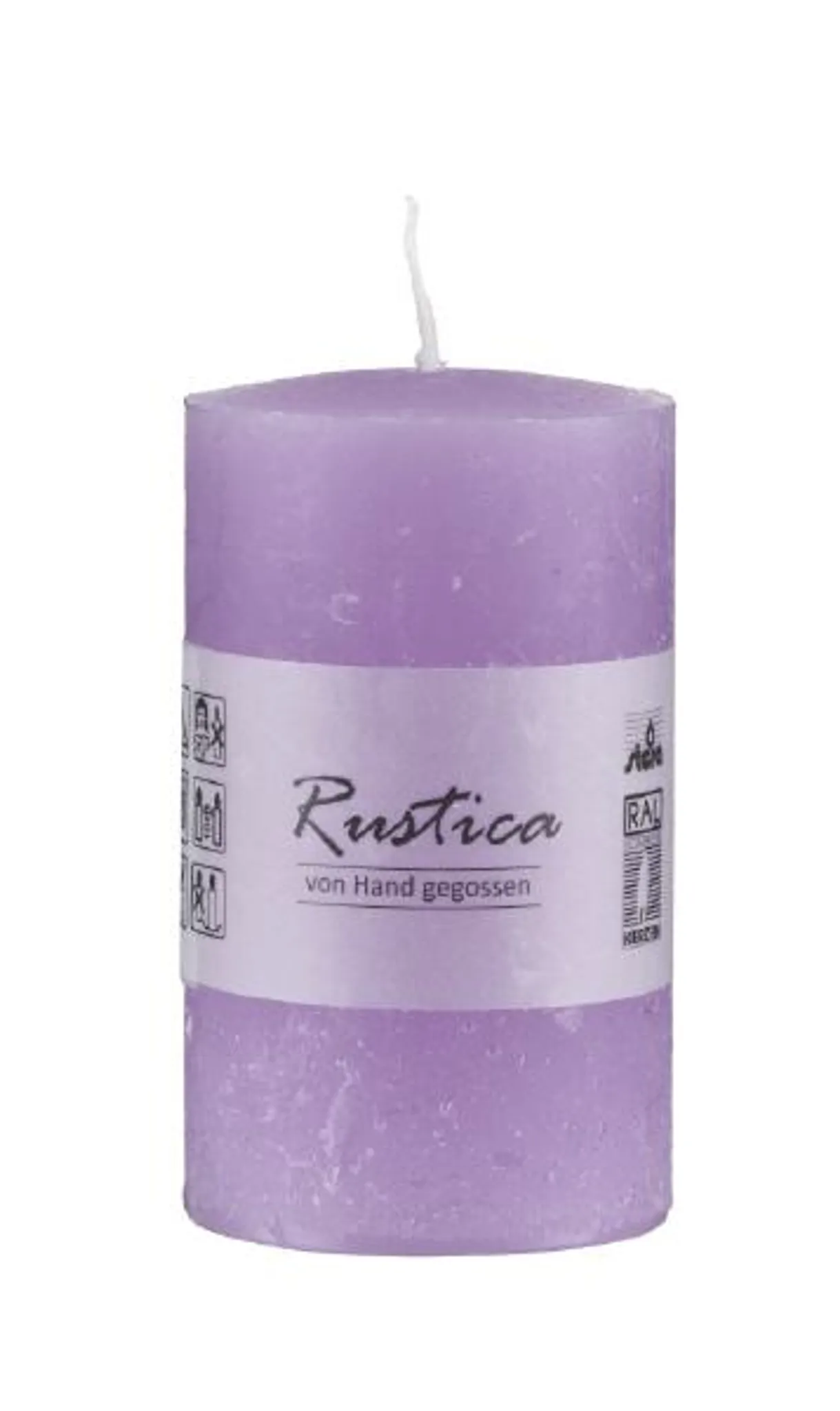 Farbe Kerzen/Stumpenkerzen 24 Stück 60 x 40 mm Top RAL Qualität Rosa 