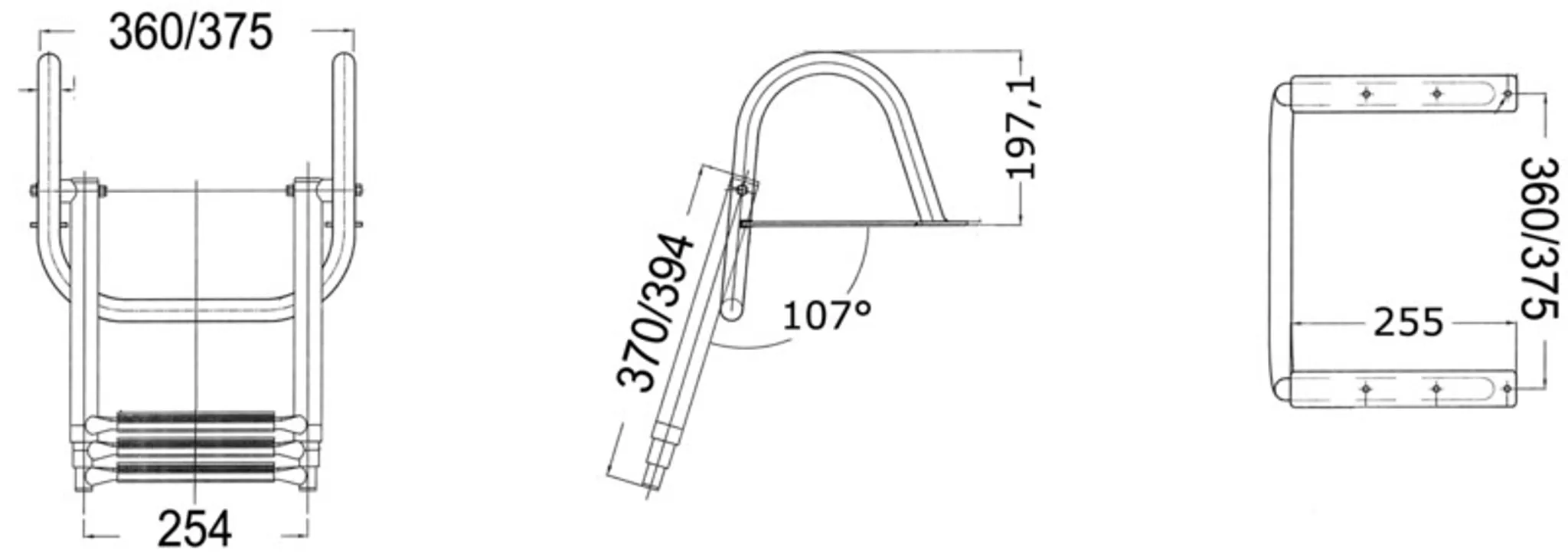 Sailor Stainless Steel Swivel Base For Seat