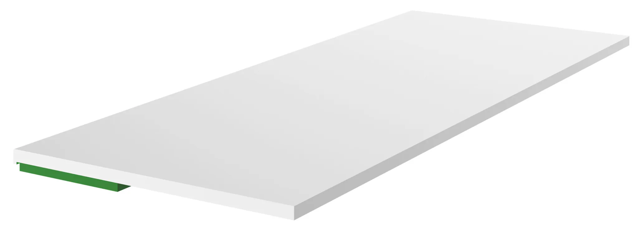 Weiße Fensterleisten 30mm - 70mm PVC selbstklebend Flachleiste