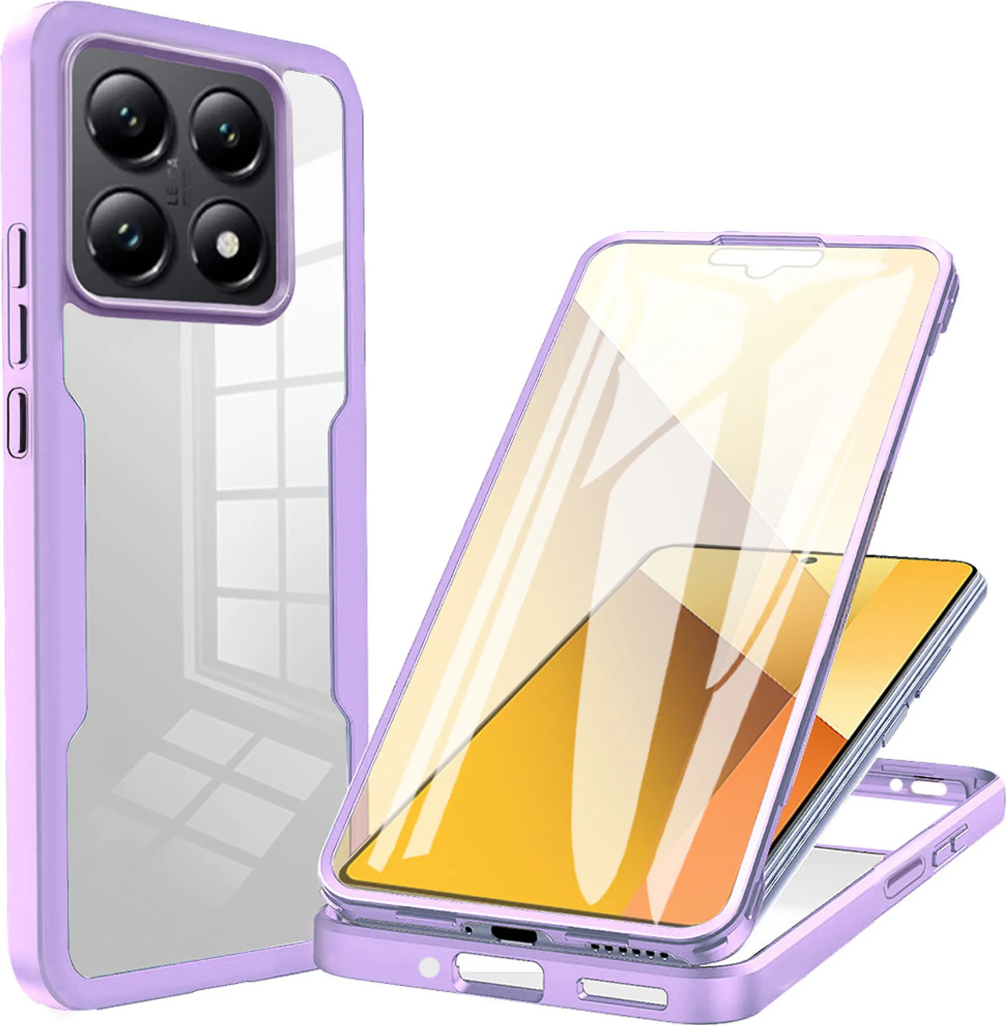 Per Xiaomi POCO F7 Custodia Anti-Giallo Trasparente
