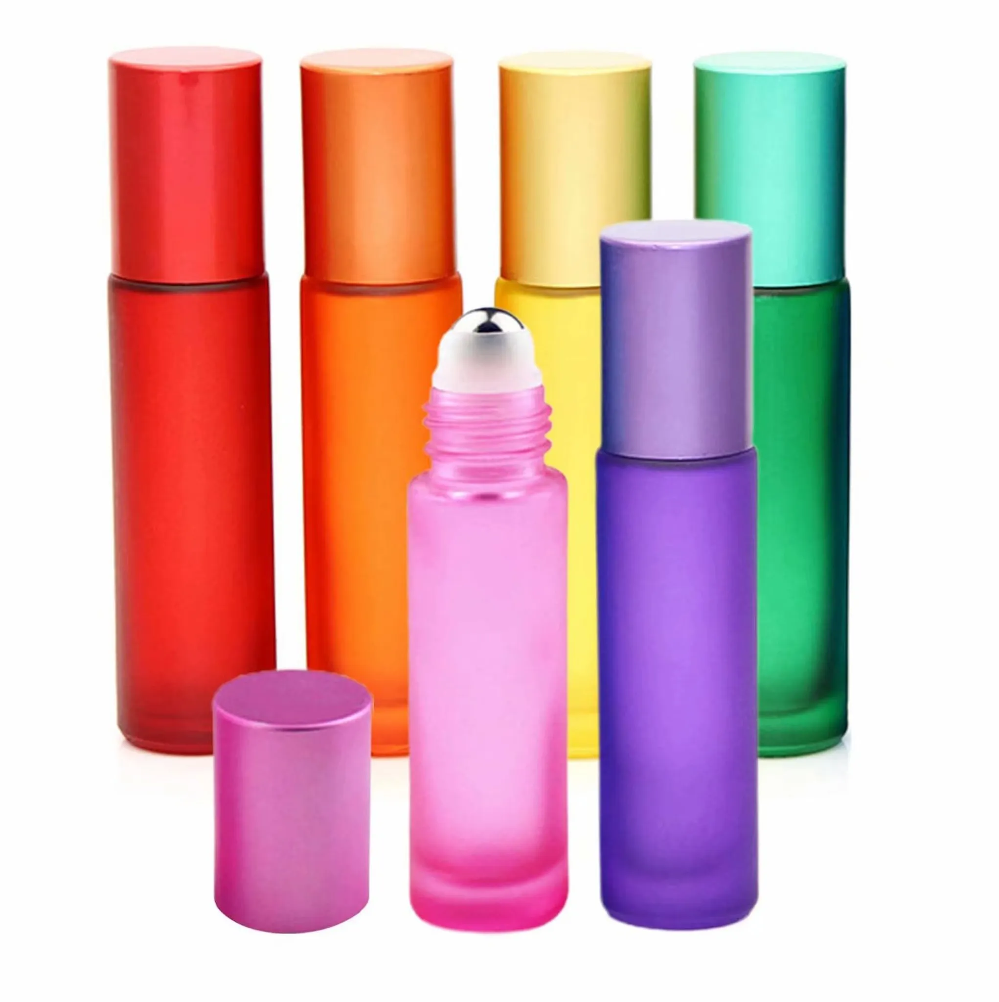 5 ml Roll-on-Flasche mit Anhänger, Perlmutt-Farbe, Rollon-Metallroller,  Kugelflasche, ätherisches Öl, flüssiger Duft, Schlüsselanhänger