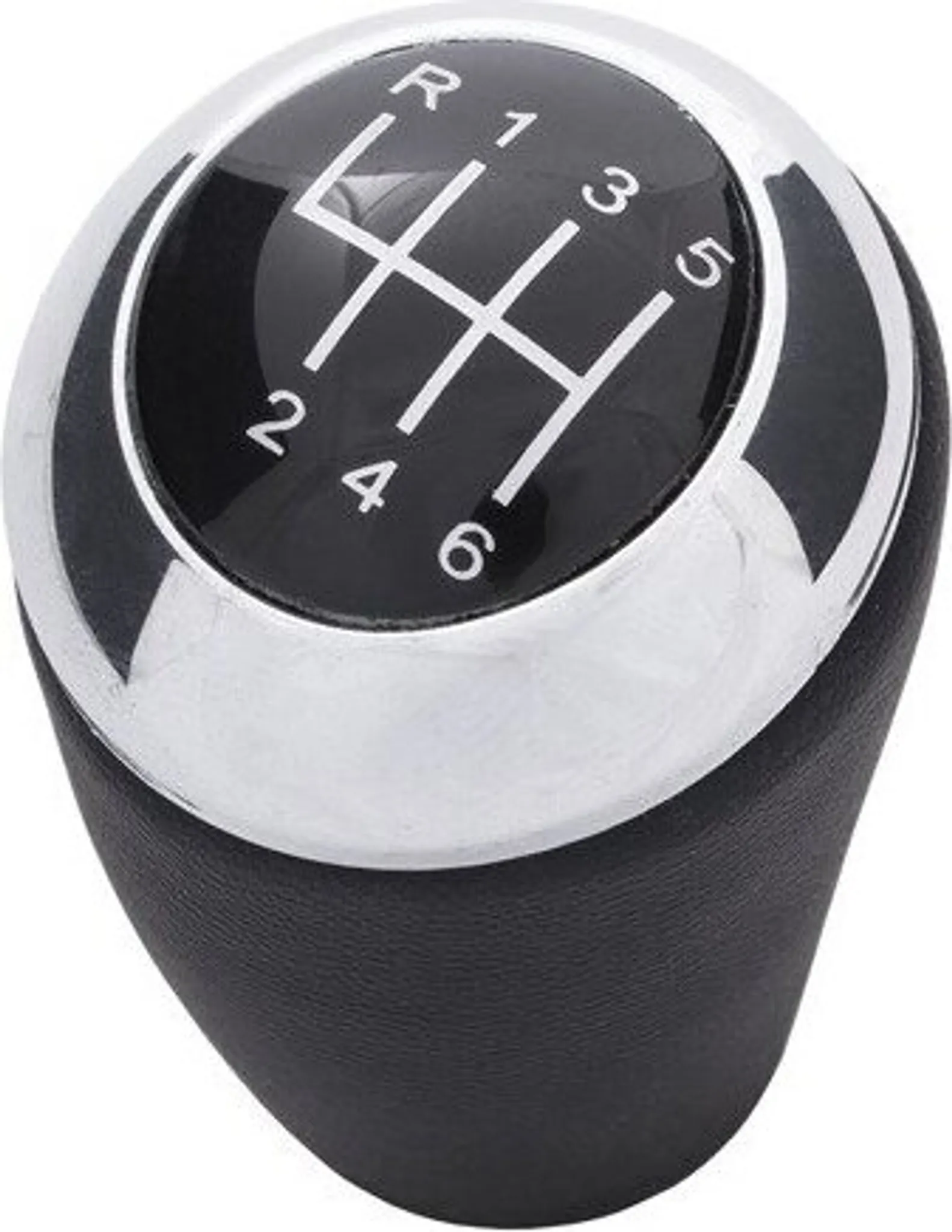 Lawnoval Schaltknauf Für Mazda 3 BL - Leder & ABS 5-Gang