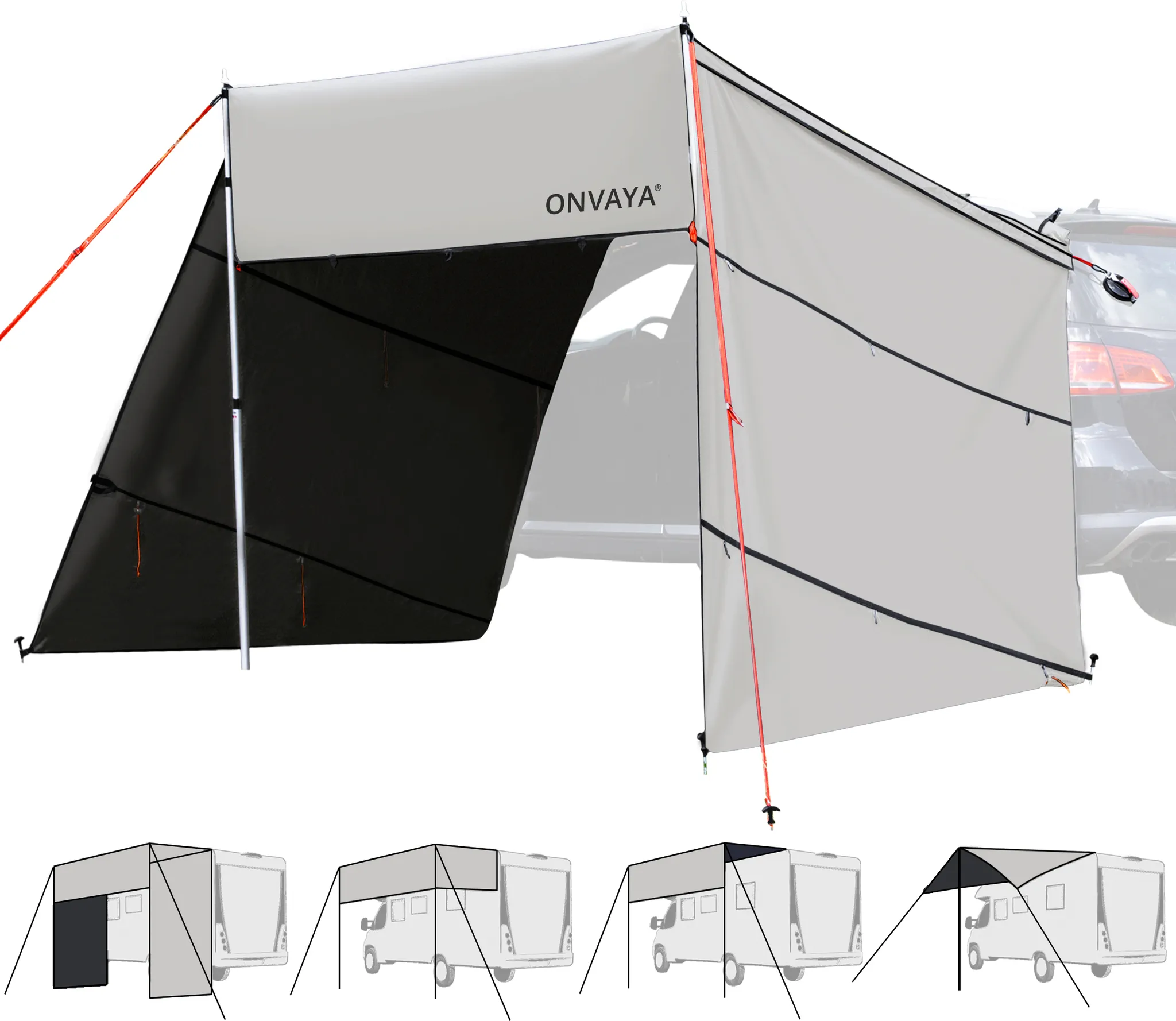 KUAW Sonnensegel Dreieckig 1,8x1,8x1,8 M – Wasserdicht, UV-Schutz, Für Garten & Balkon