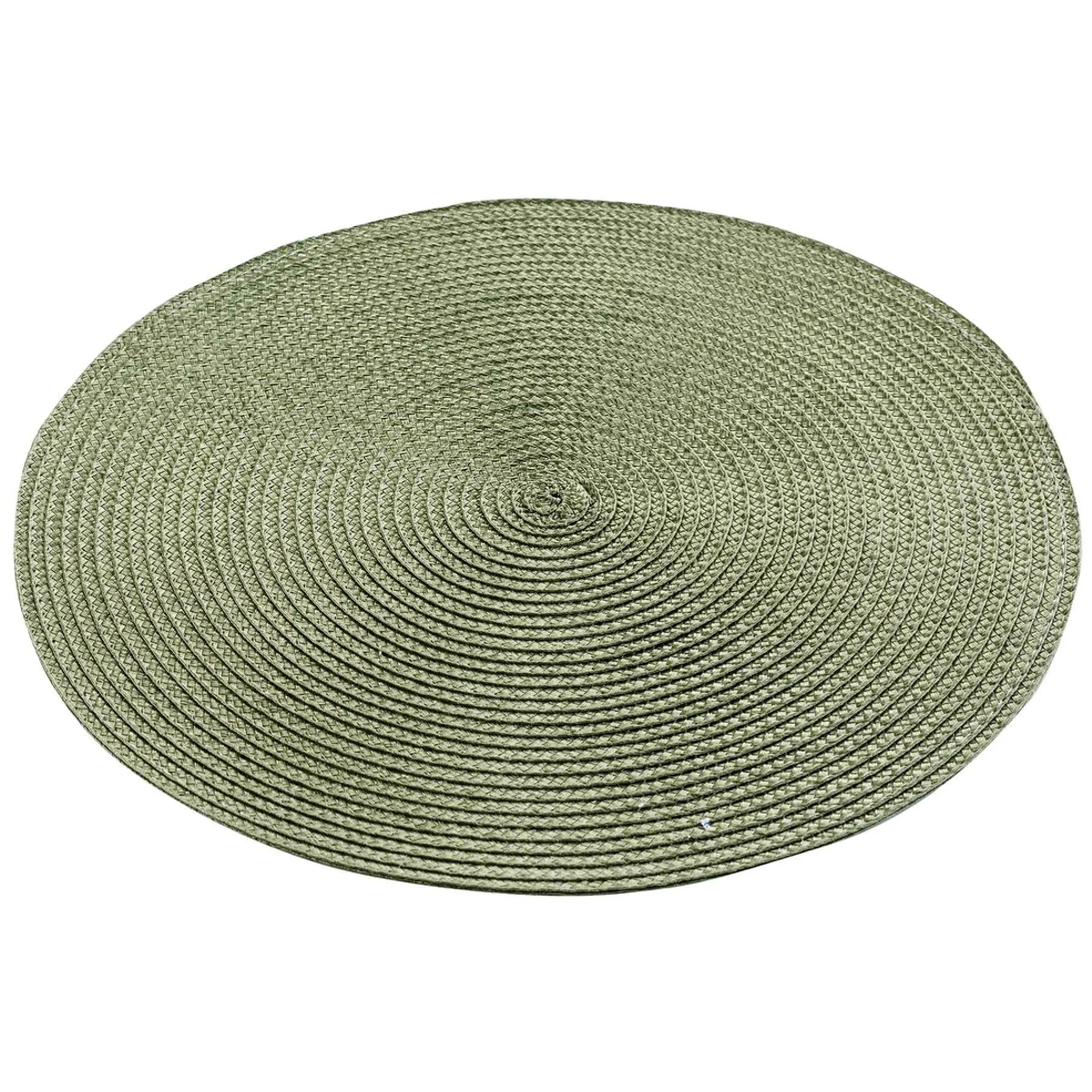 Tischset 4 STK. Khaki Grün Kunststoff 35 cm