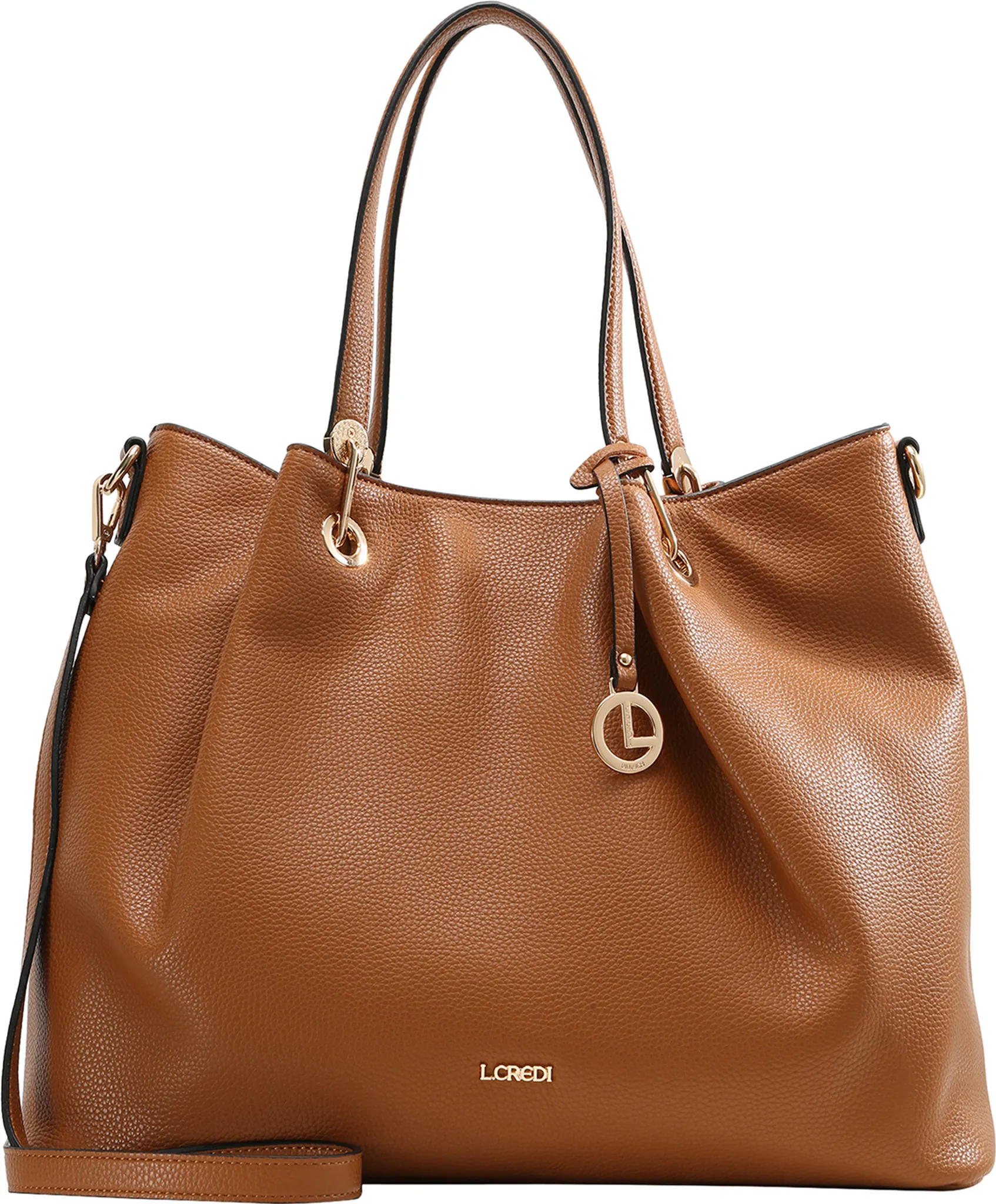 Credi CREDI Shopper Ebony mit Label-Applikationen