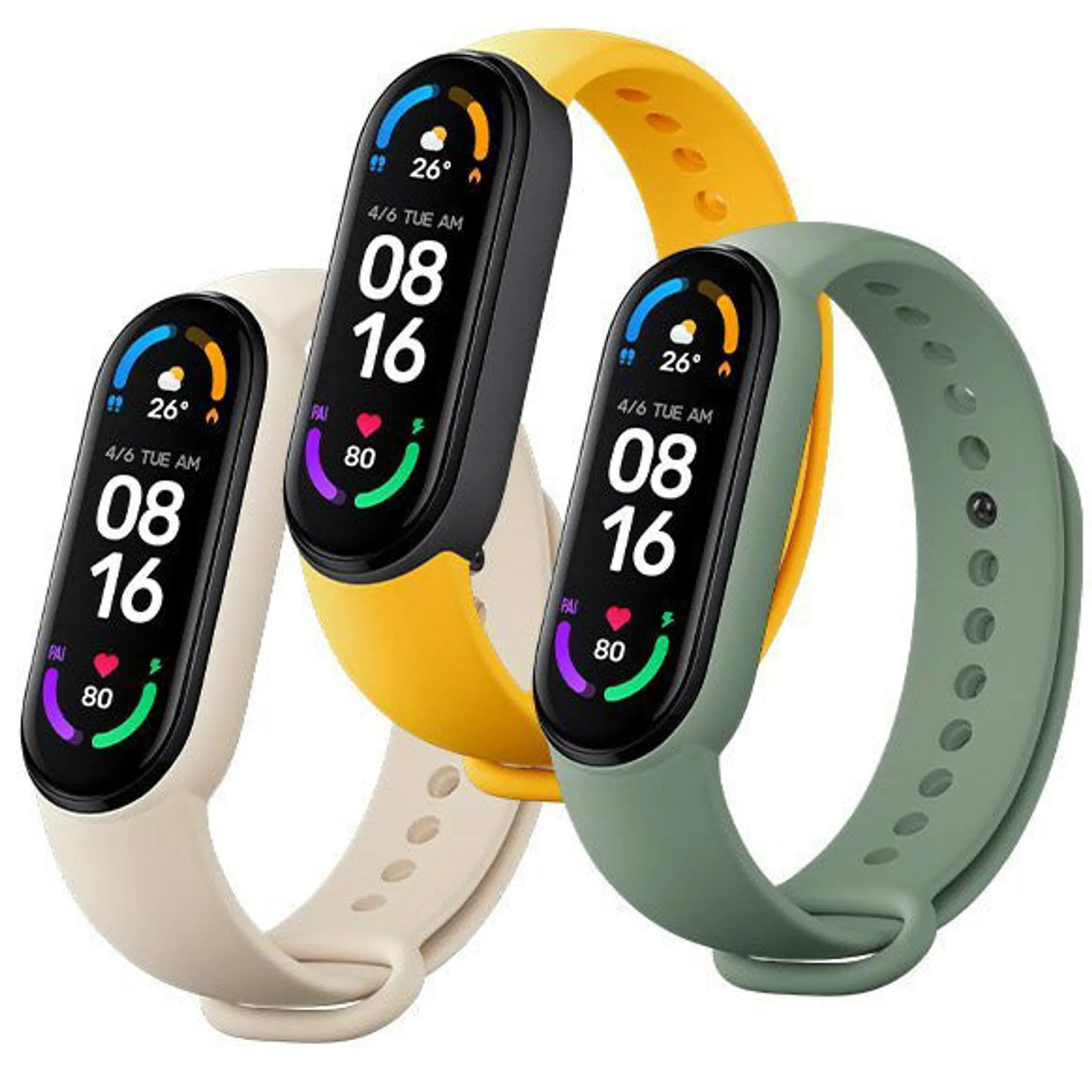 Bracelet Métal Sport Pour Xiaomi Mi Band 5/6 – Acier Inoxydable Bleu Foncé, Unisexe