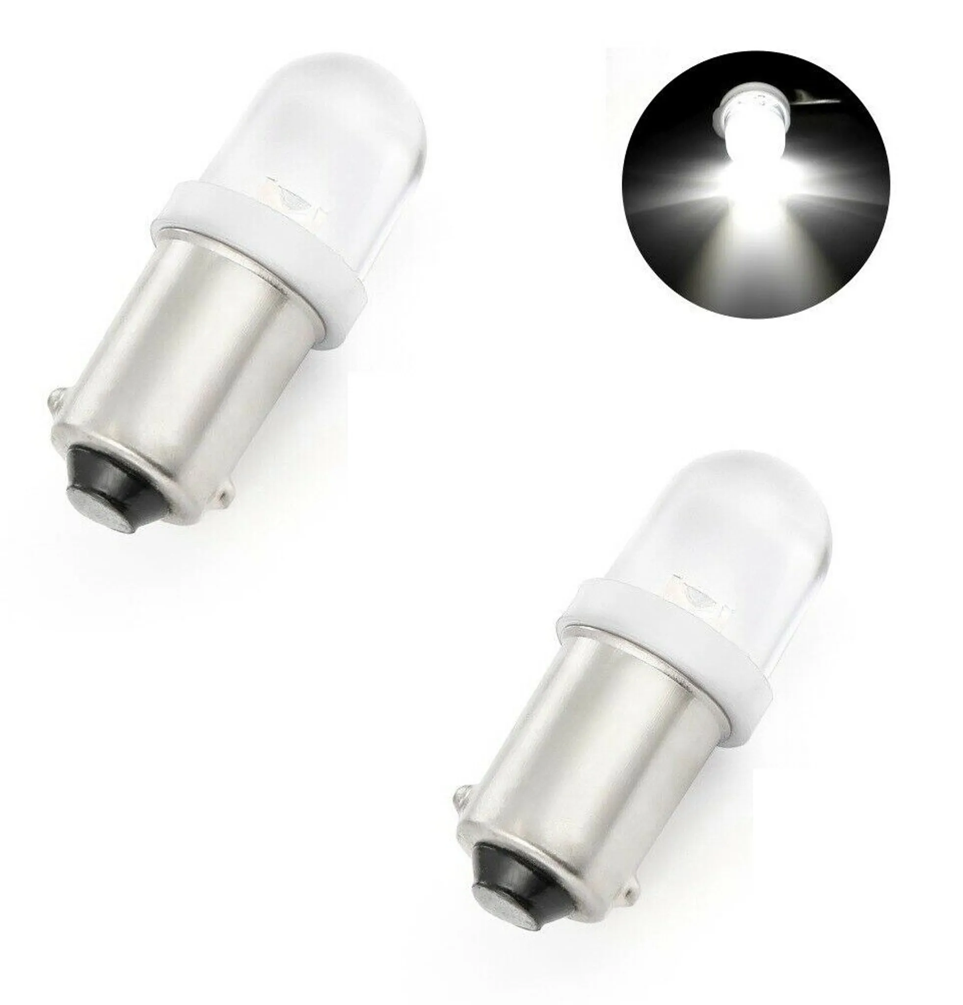 Lampe Birne Bulb LED weiss white BA15S 6V 12V DC 21W Bremslicht