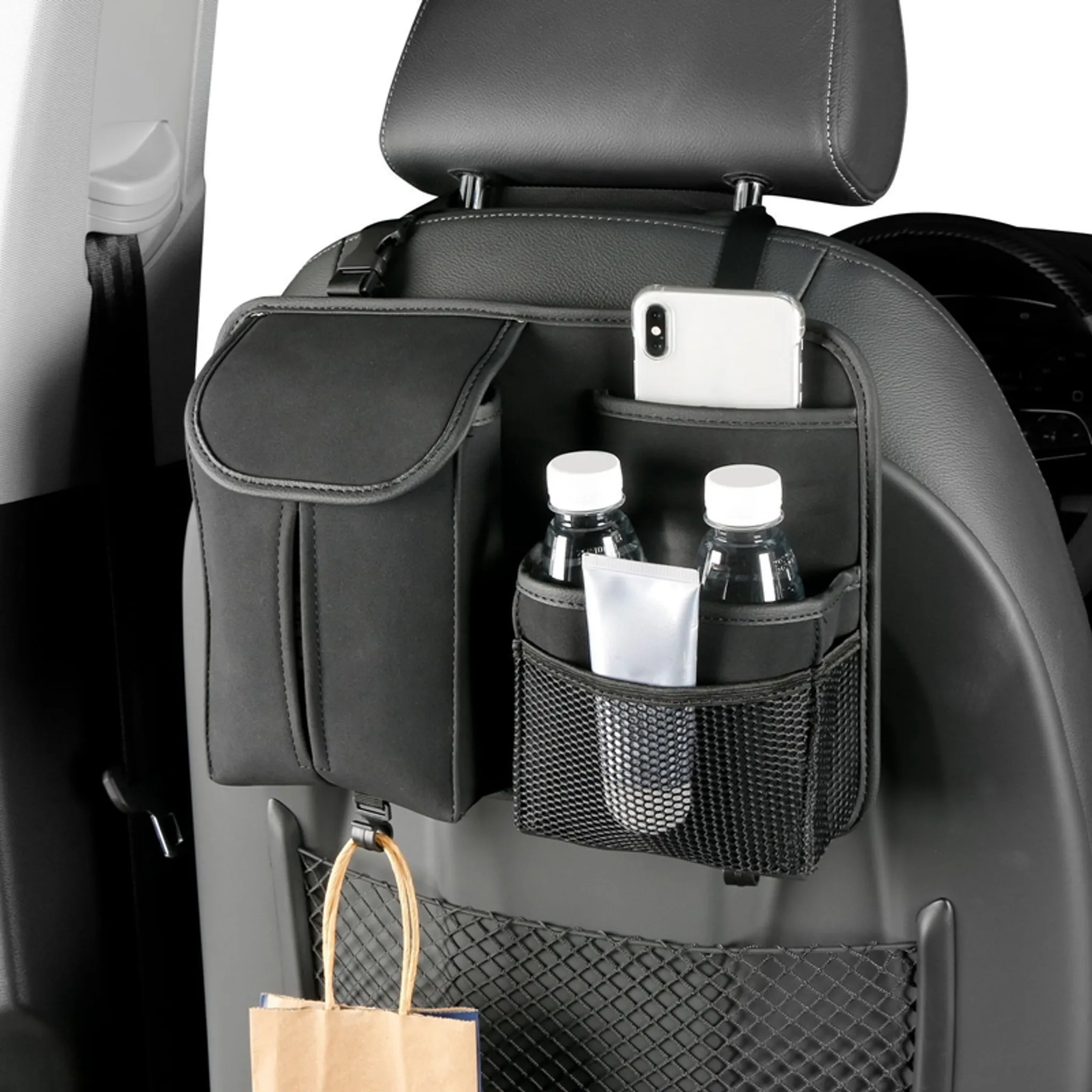 Autositz Organizer Seitentasche Seitliche Rückenlehnen Sitz Tasche  Netztasche