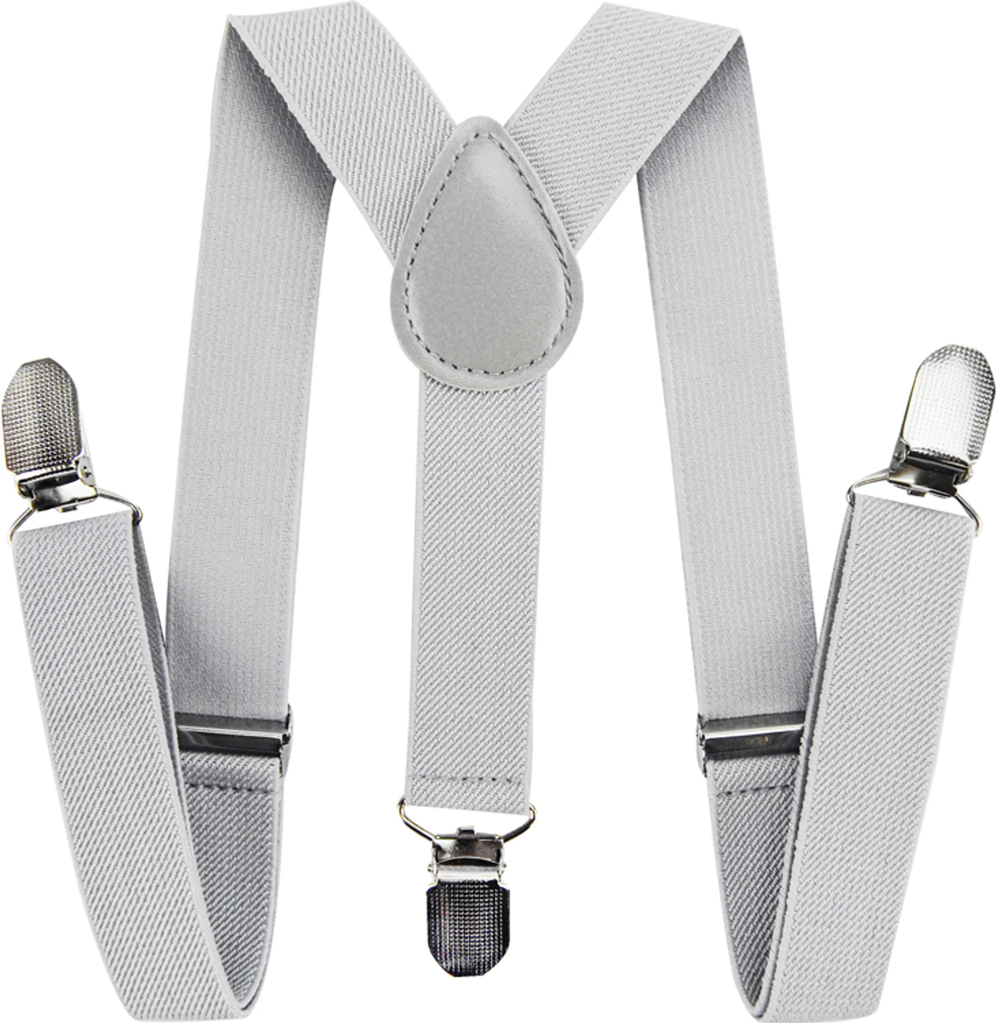 Papillon Set bretella per Bambini a Forma di Y Regolabili con 3 Clips (Nero, Taglia Unica