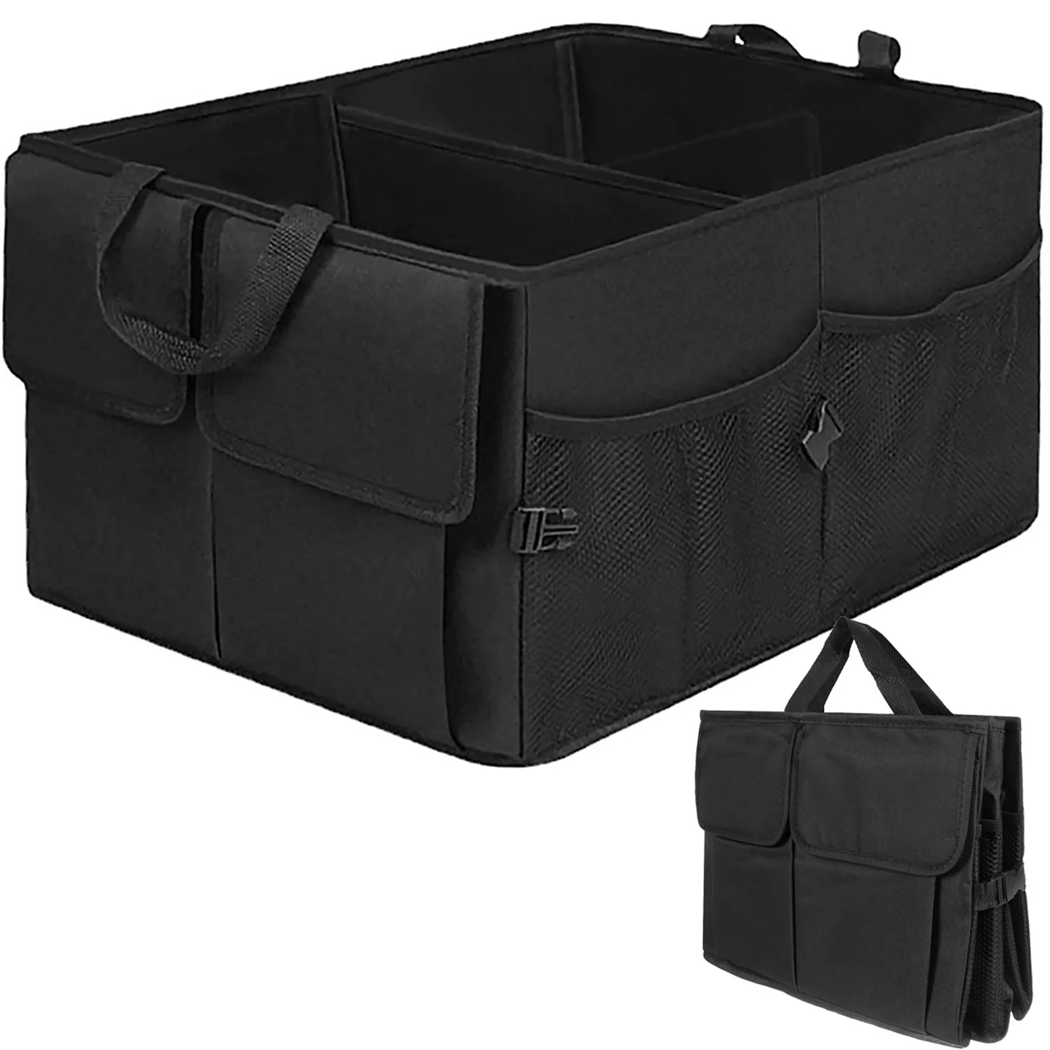 Schwarze Kofferraum Klett-Tasche Organizer Autotasche