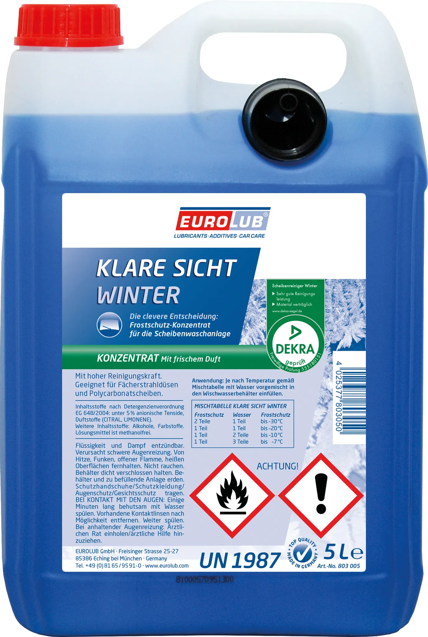 NIGRIN KFZ-Scheiben-Frostschutz POWER, Konzentrat, 5 l