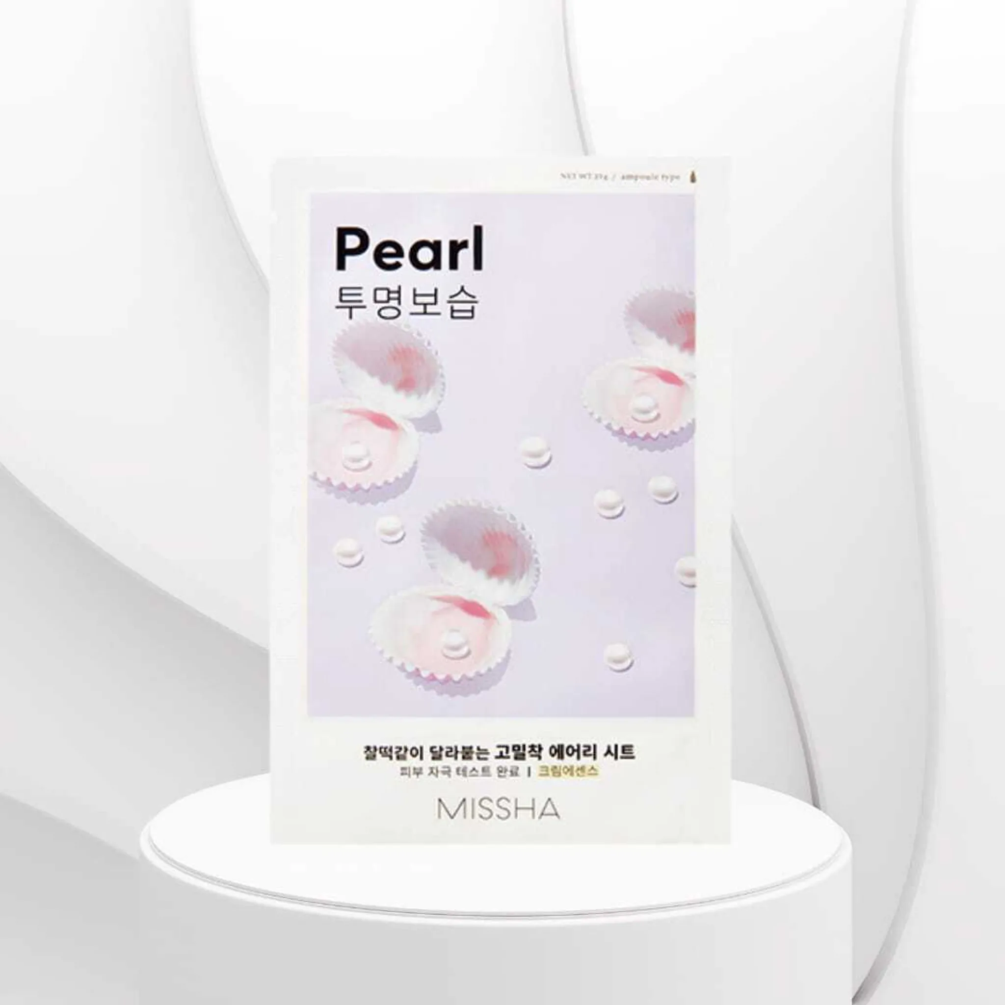 Missha Airy Fit Pearl Sheet Mask 19g Gesichtsmasken