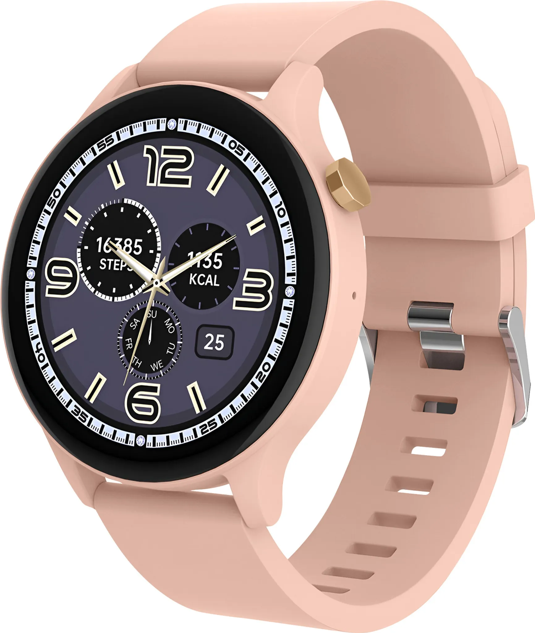 Maxlife, Smartwatch Bluetooth Wasserdichte IP67, Rosa