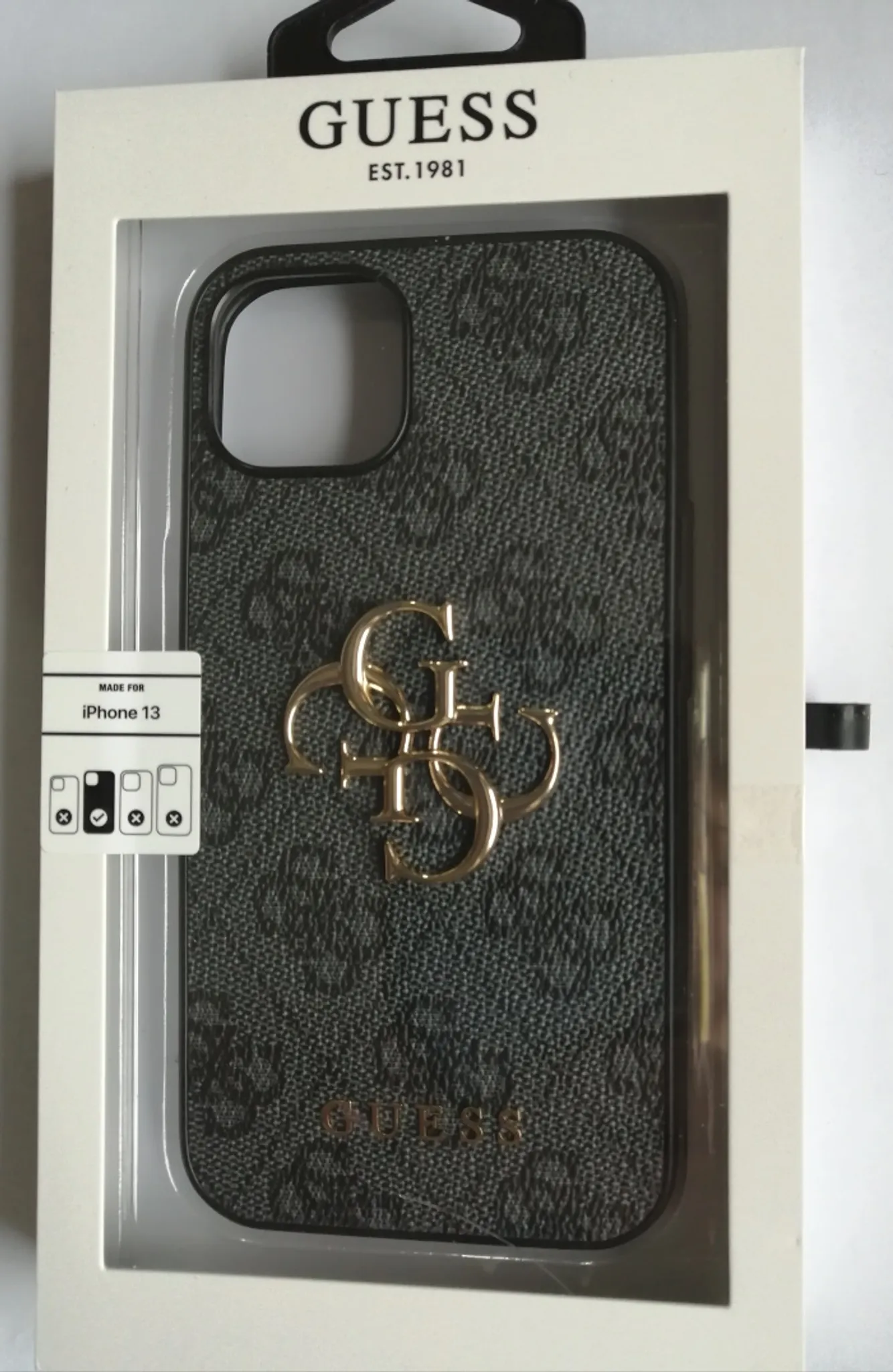 Original Case GUESS 4G Charms Collection Hard Case GUHCI8GF4GGR