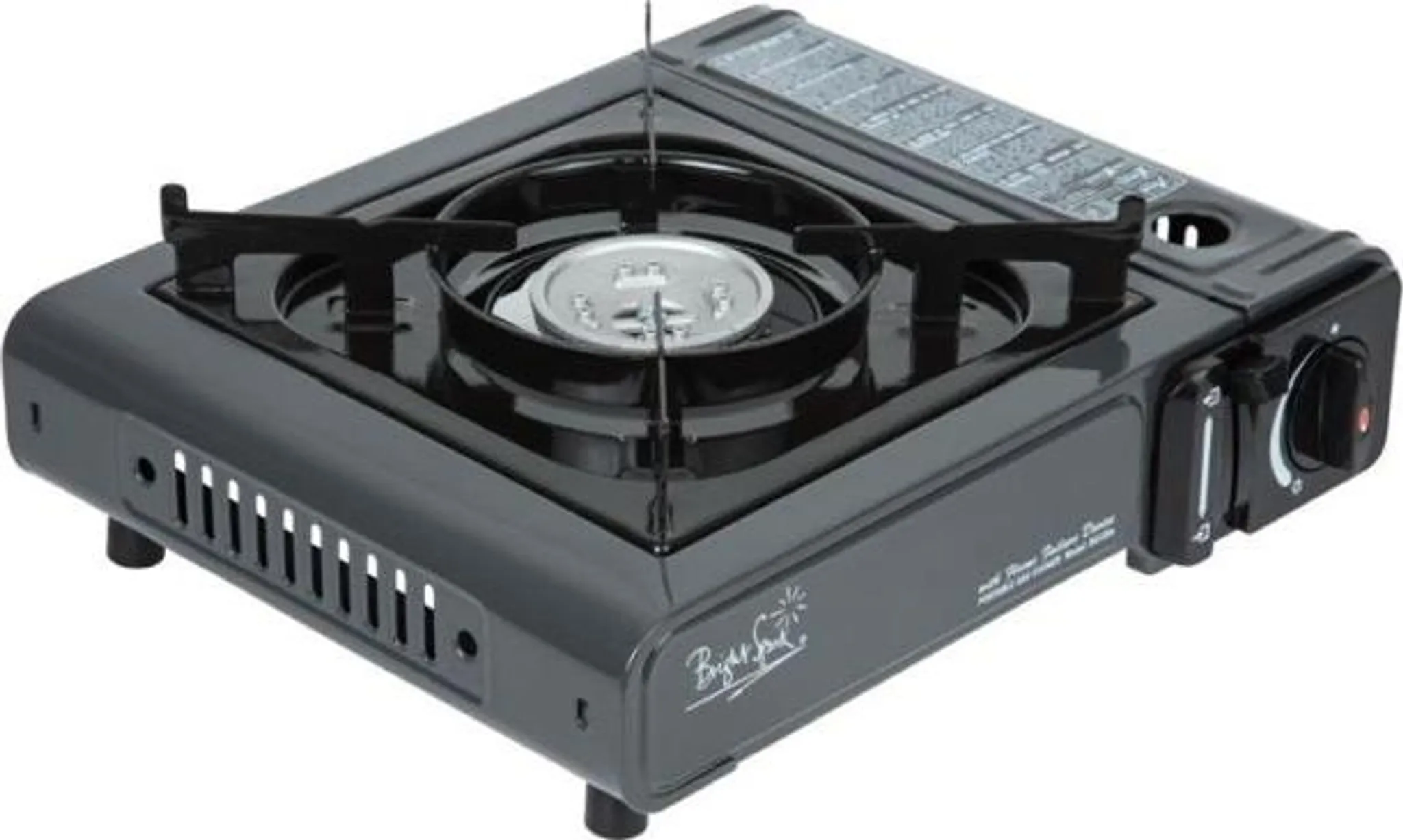 BRIGHTFUFU Tragbarer Gasherd - Kompakter Campingkocher Mit Transporttasche