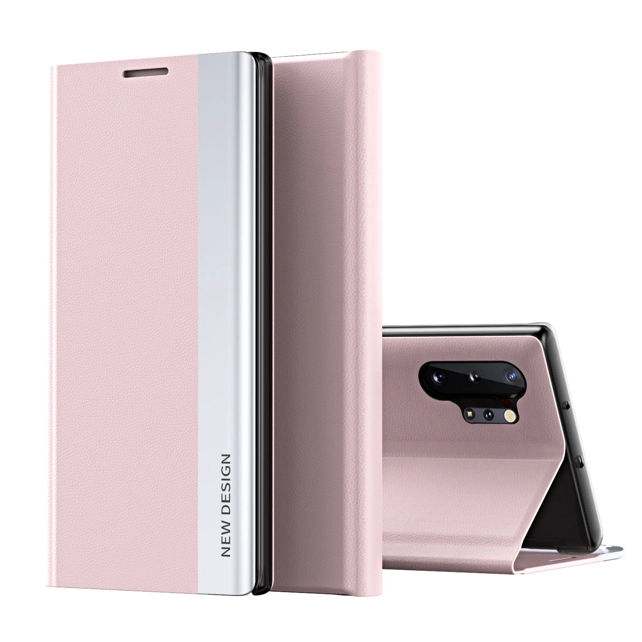 Handyhülle für Samsung Galaxy Note 10 Plus/Note10+/5G/Pro Glitzer Hülle Crystal Bling PU Leder Tasche Wallet Flipcase Handytasche Brieftasche Schutzhülle Klappbares Integrierten Kartensteckplätzen 