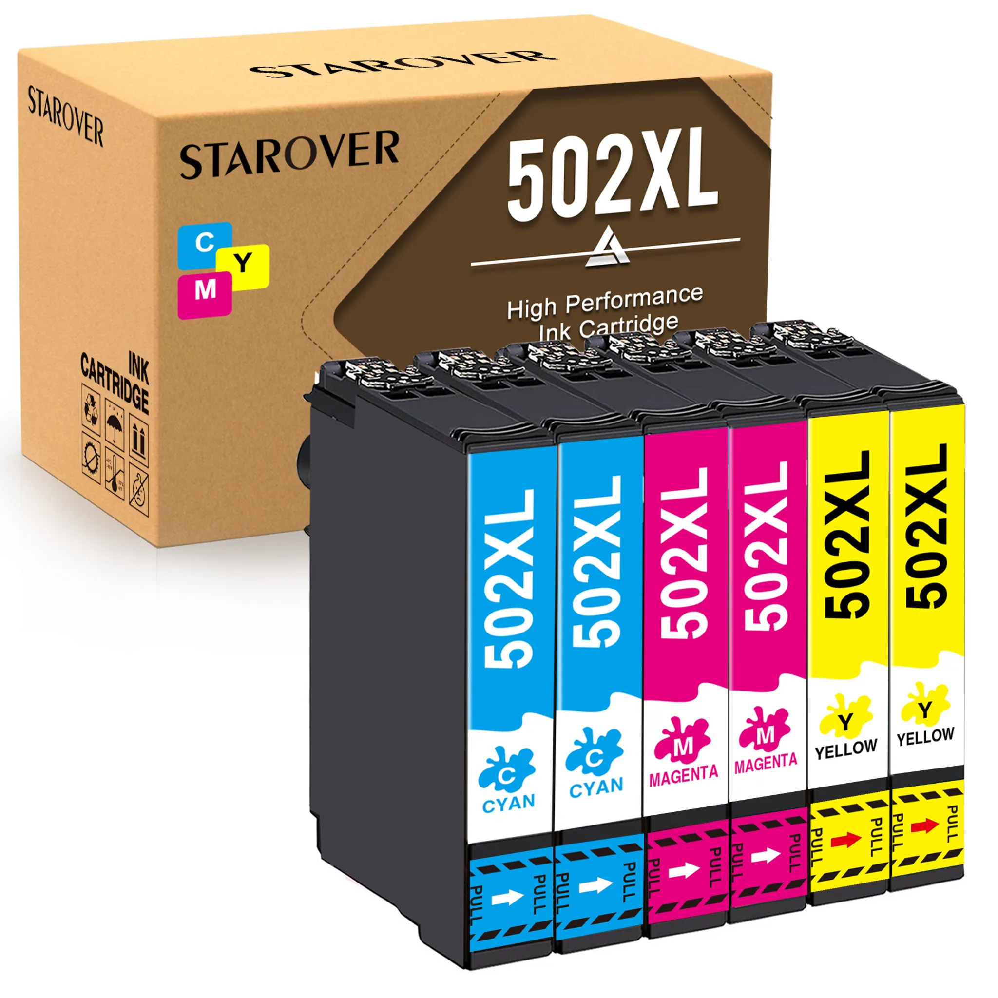 SET Tintenpatronen XL kompatibel für Epson 502XL XP-5100-5105-5115
