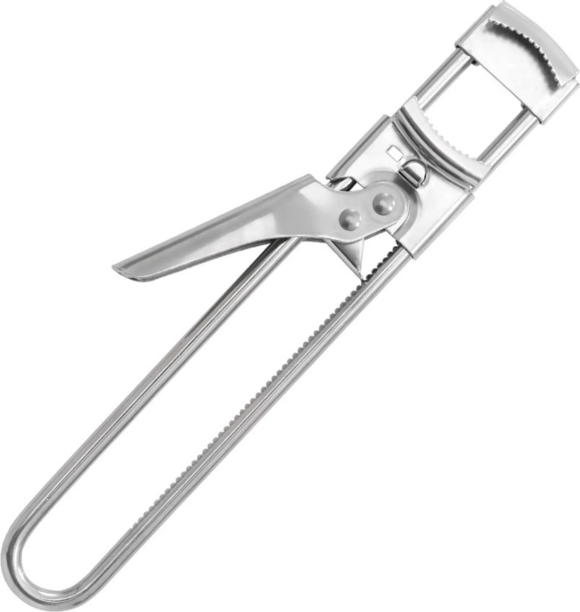 Apriscatole Multifunzione Regolabile In Acciaio Inox Con Manico Antiscivolo - Apertura Tappi Da 1 A 10 Cm, Per Anziani E Con Poca Forza