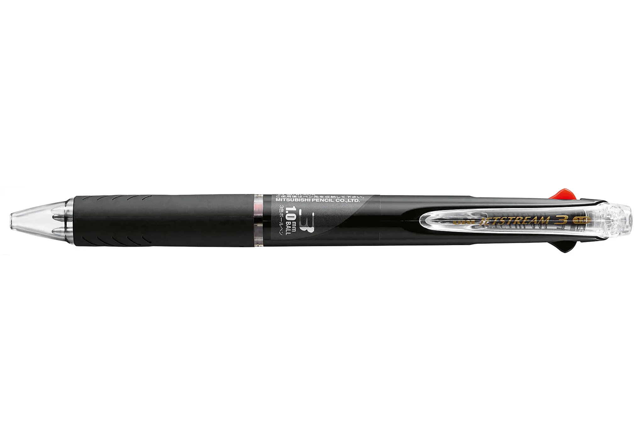 Penna gel con cappuccio Uni Ball Jetstream nera - tratto 0,45 mm