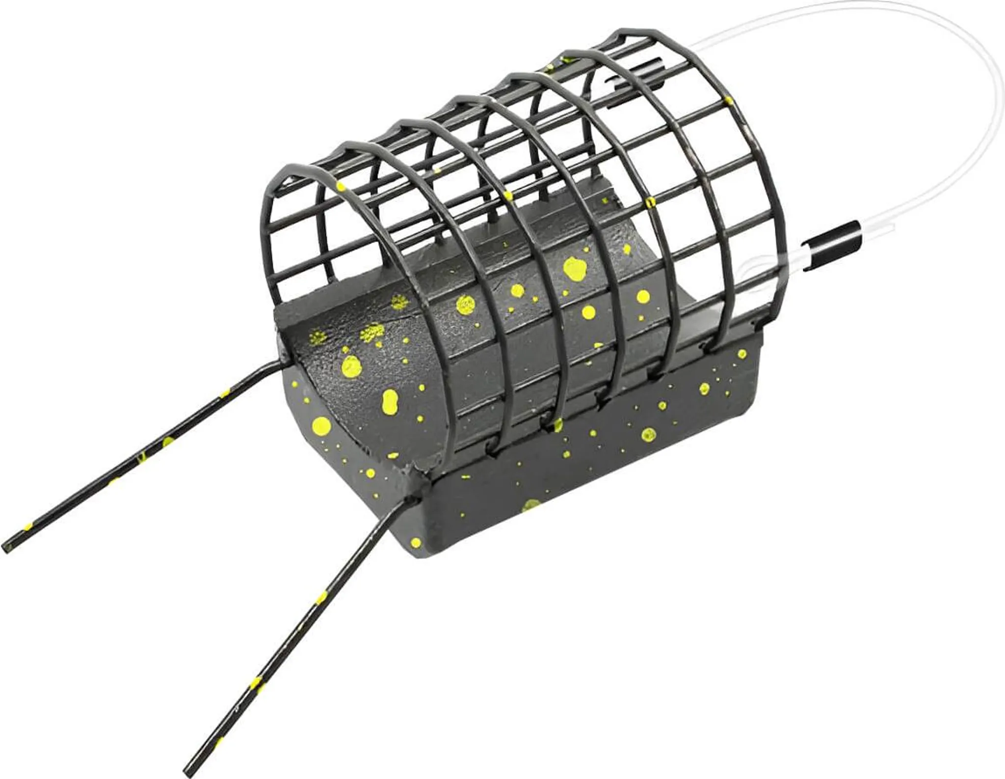 Delphin Method Feeder QUIX Flat – Système Changement Rapide – Poids 20g à 60g – Forme Aérodynamique – Tube 85mm – Pour Pêche Au Feeder