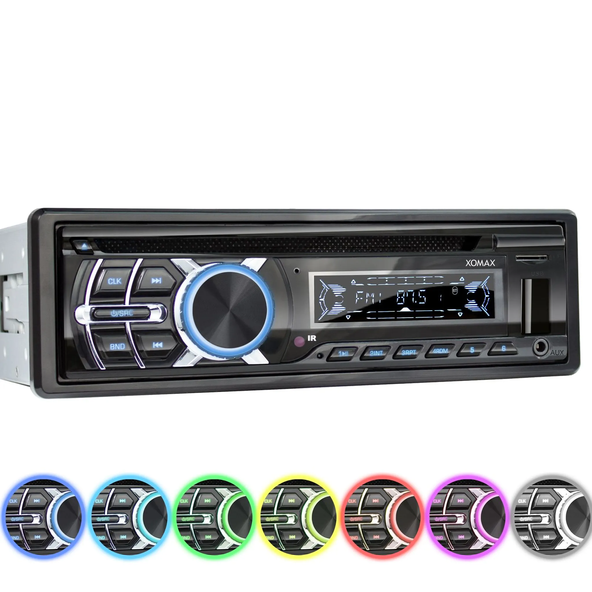 XOMAX XM-CDB624 Autoradio mit CD Player, Bluetooth