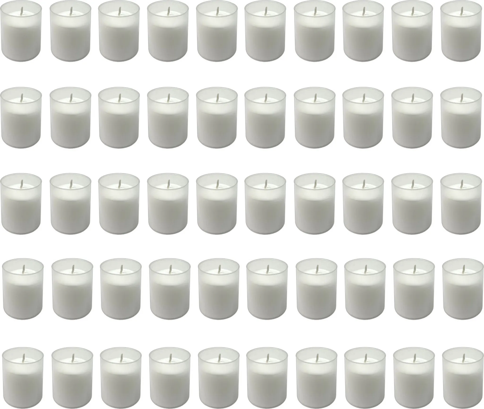 HAC24 Grablicht-Set – 20 Weiße Kerzen Mit Deckel & Engel-Motiv, Ca. 50 H Brenndauer, Für Grabdekoration