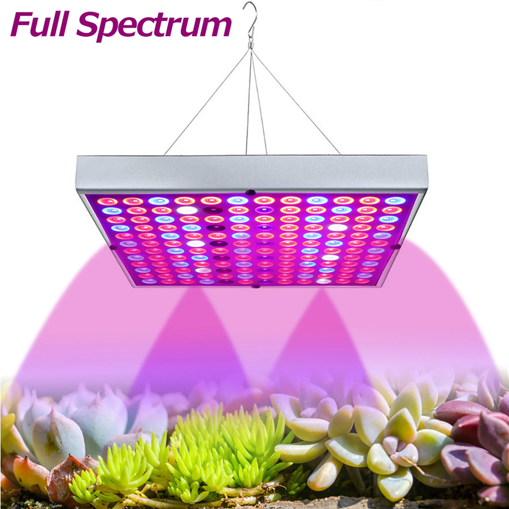 75/144 LEDs Super Ultradünne Lampe Vollspektrum Für Indoor/Grow Box/Greenhouse Veg QYTWSJ Led Plant Grow Light 45W / 25W Led-Aufhänger Wachsen Lampe 