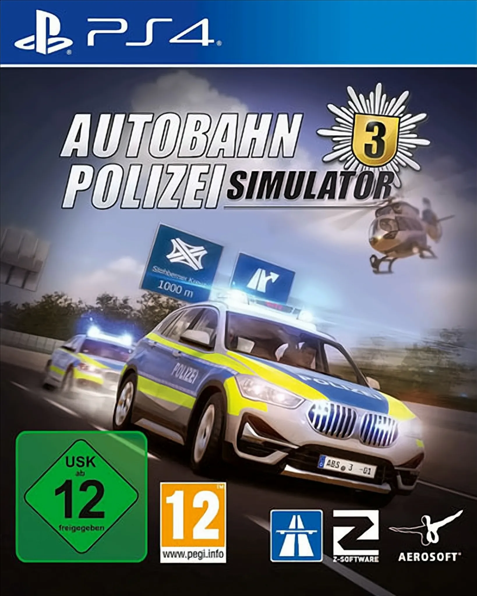 Konsole - PS4 3 Autobahn-Polizei Simulator
