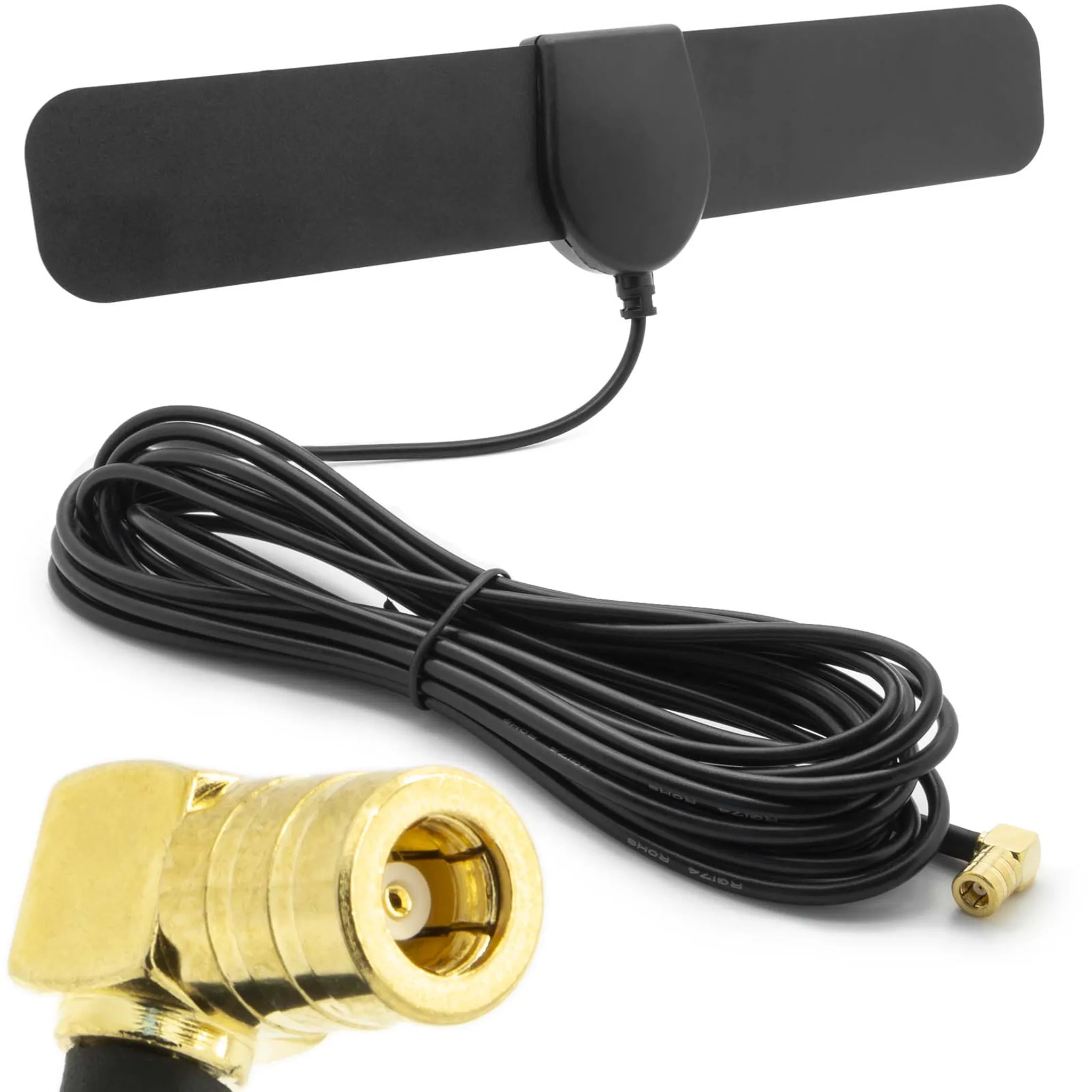Antennen Signal Verstärker Radio Adapter Kabel DIN Stecker AM / FM Auto PKW  KFZ