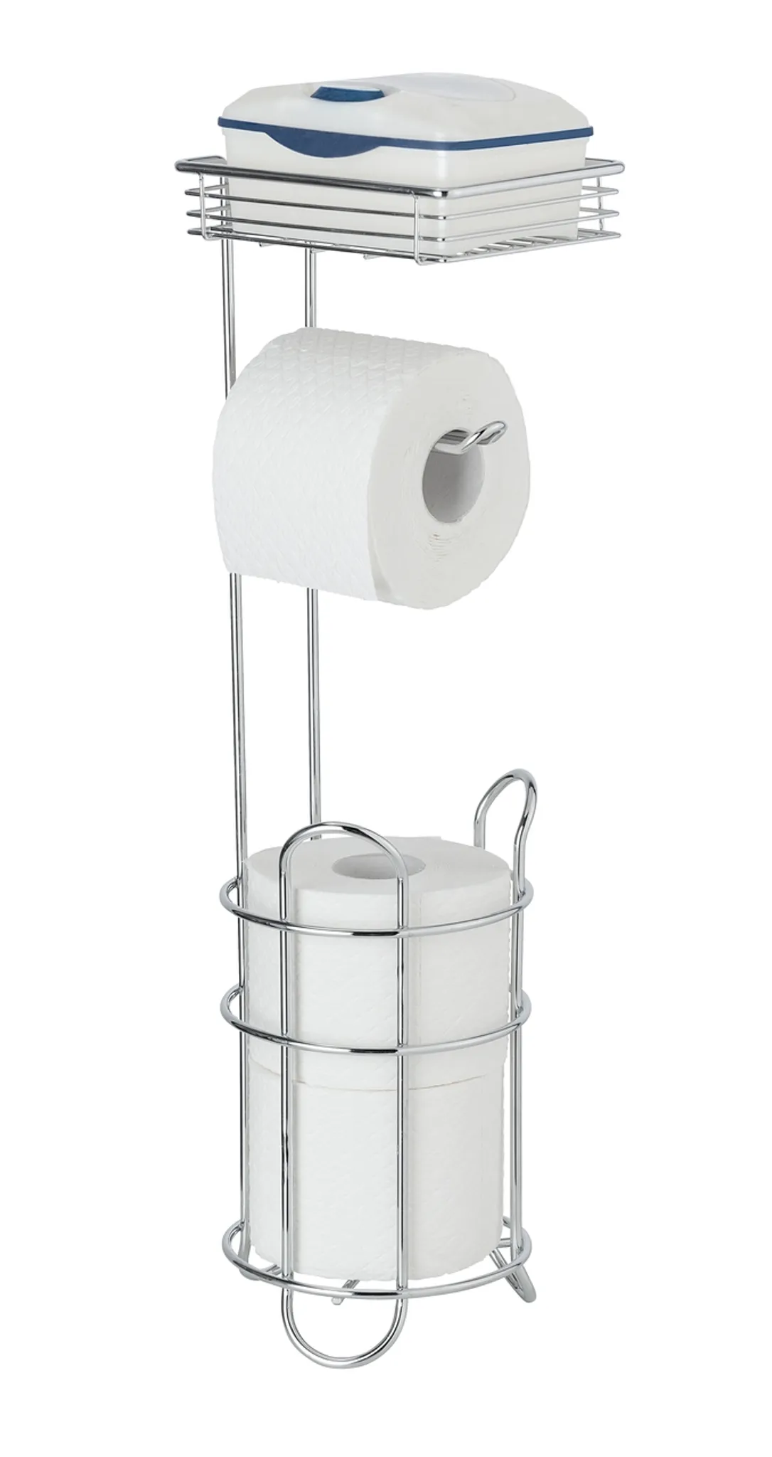 WENKO Toilettenpapierhalter, chrom, stehend