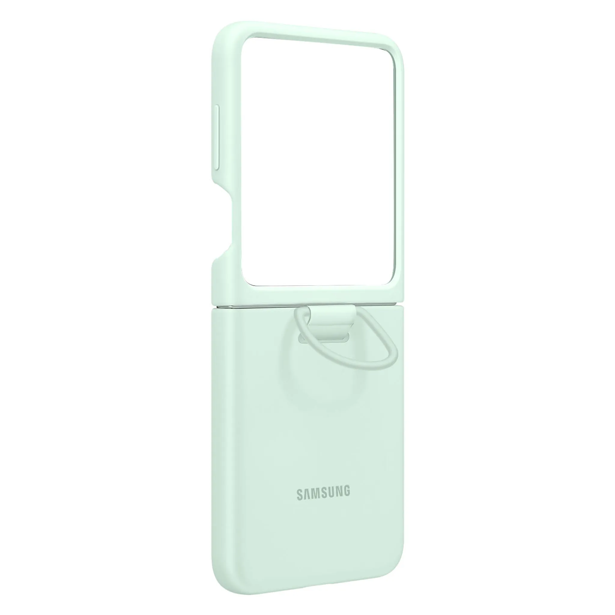 Samsung Silicone Case with Ring, Galaxy Flip5, ocean green - Case,  EF-PF731TMEGWW