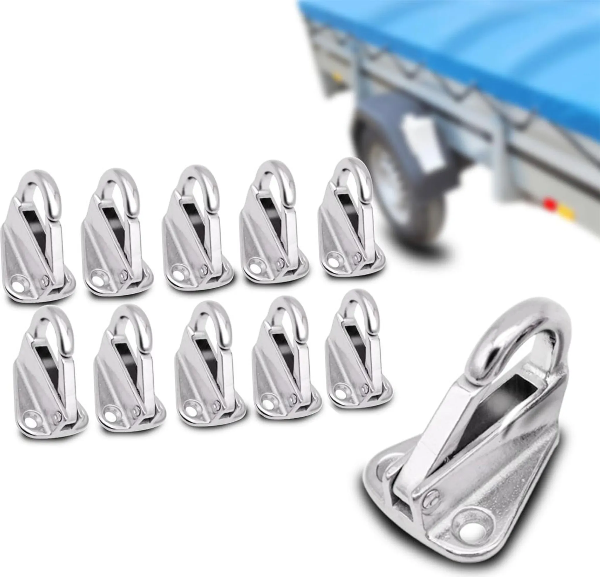 2er-Pack Stahl-Gürtelclip-Haken Für Elektrowerkzeuge – Mit Montageschrauben