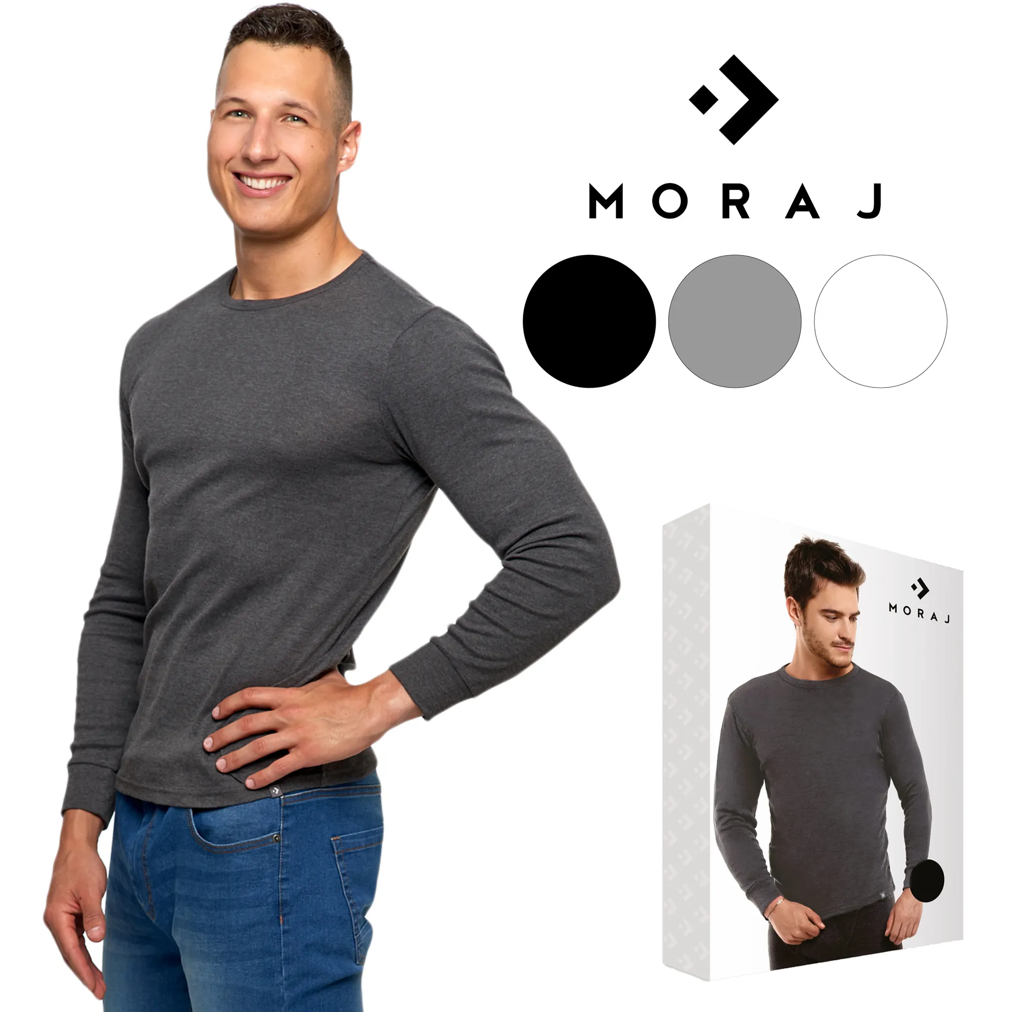 Moraj Herren Thermo Unterhemd Unterwäsche | Sport-T-Shirts