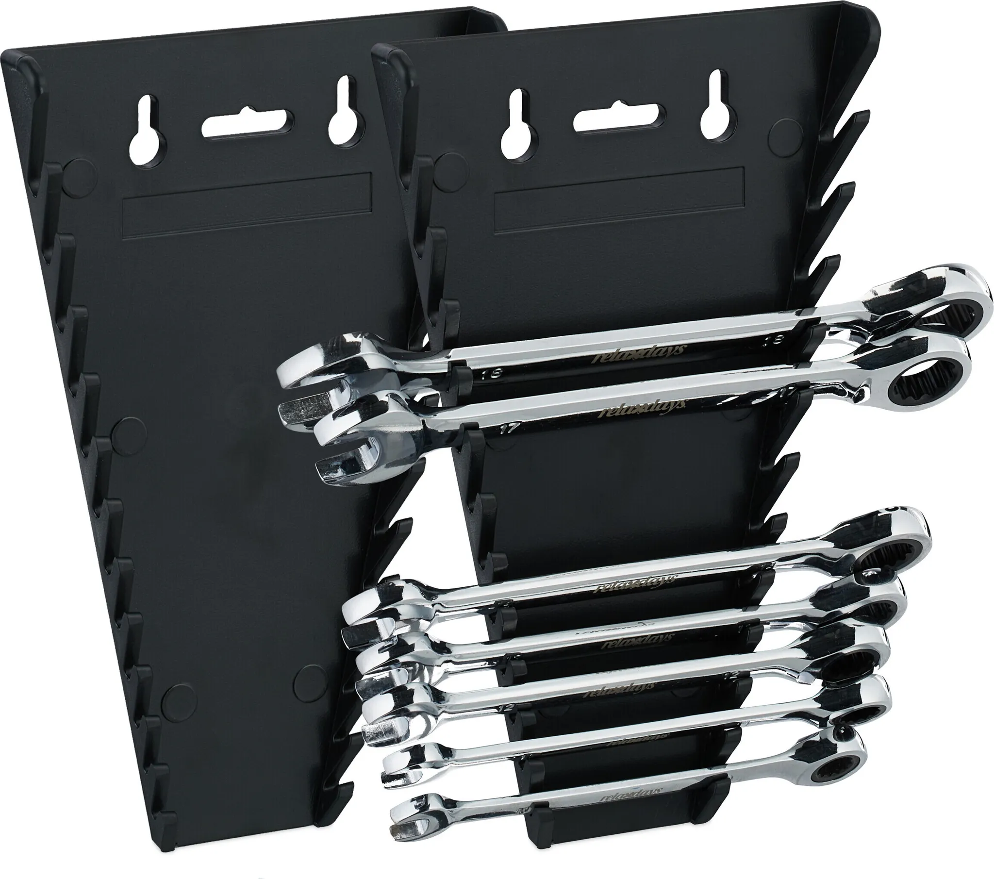 Lot De 2 Organiseurs De Clés Magnétiques à Vis - Porte-Outils Puissant Pour Clés Mixtes Et Polygonales