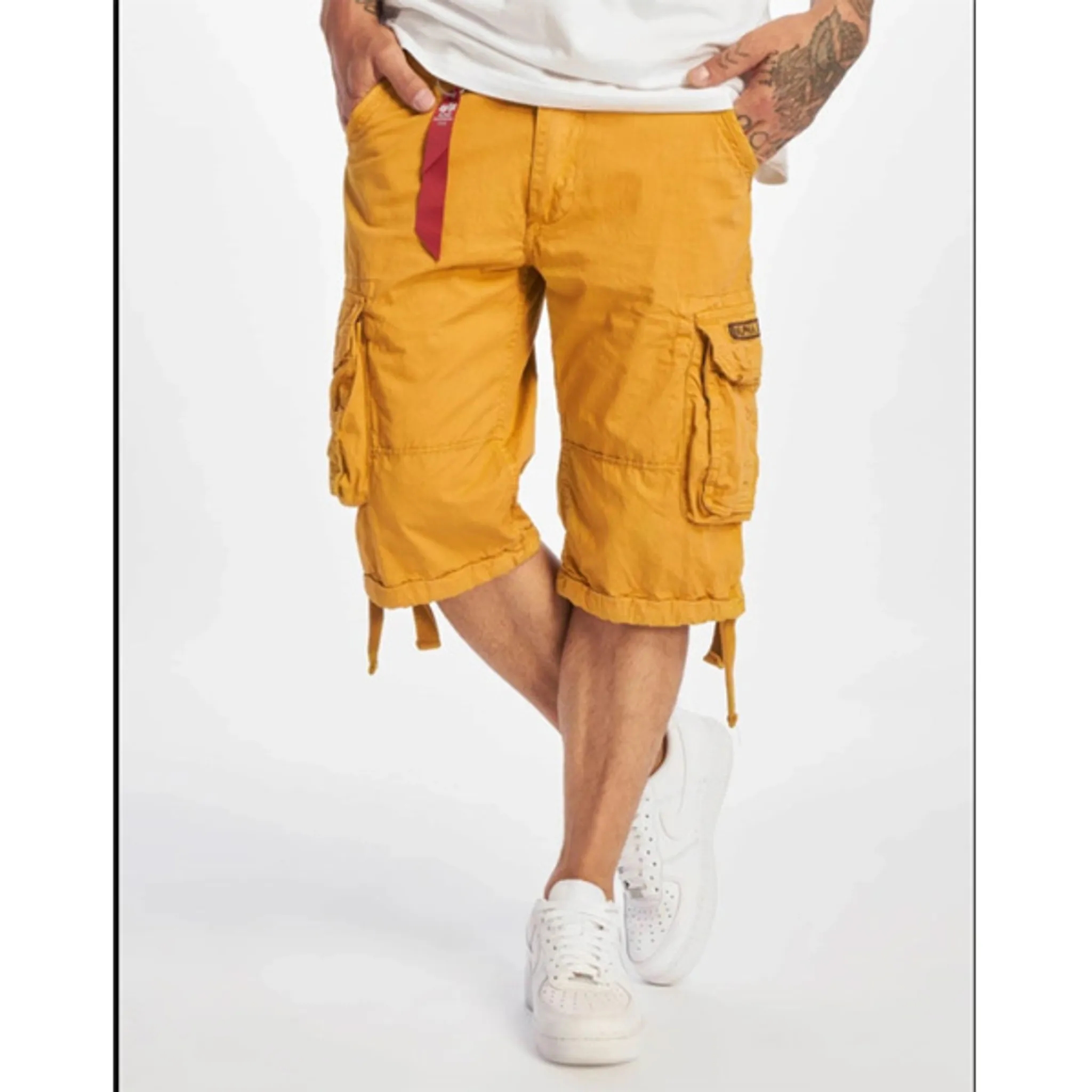 Alpha Industries Basic SL Short da Uomo Pantaloncini, Grey Heather, XXL