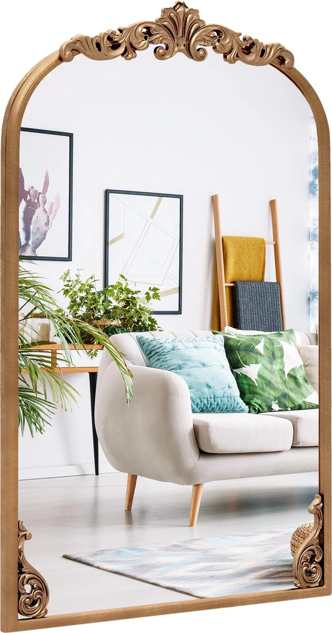Atmosphera Créateur d'intérieur® - Sierkussen (hoes) donkergroen/goud